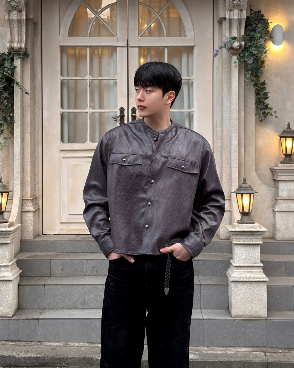 재킷 모델 착용 이미지-S1L18