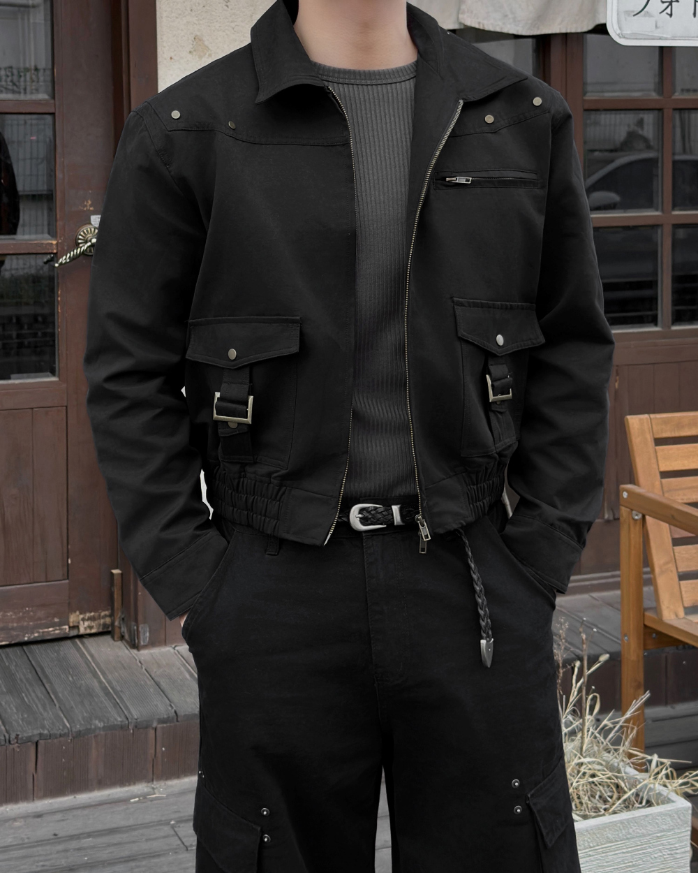 재킷 모델 착용 이미지-S1L29