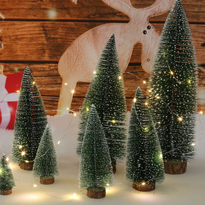미니 크리스마스트리 전나무 트리 전구 15cm
