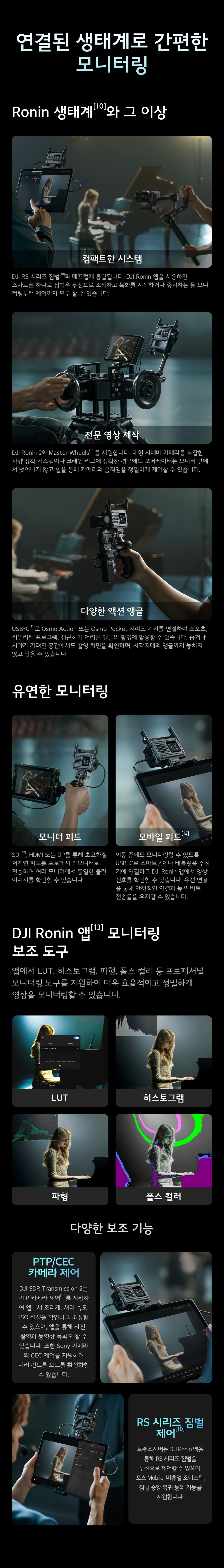 DJI SDR 트랜스미션 2 (SDR Transmission 2) 짐벌 카메라 제어 연동