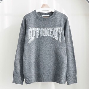 [Givenchy] 지방시 레터링 자수 칼리지 크루넥 니트 스웨터 2color