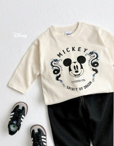 디즈니 미키마우스 심플 티셔츠 (3~15호)