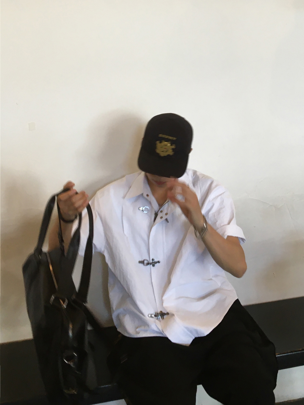短袖T卹模特兒穿著圖片-S175L22