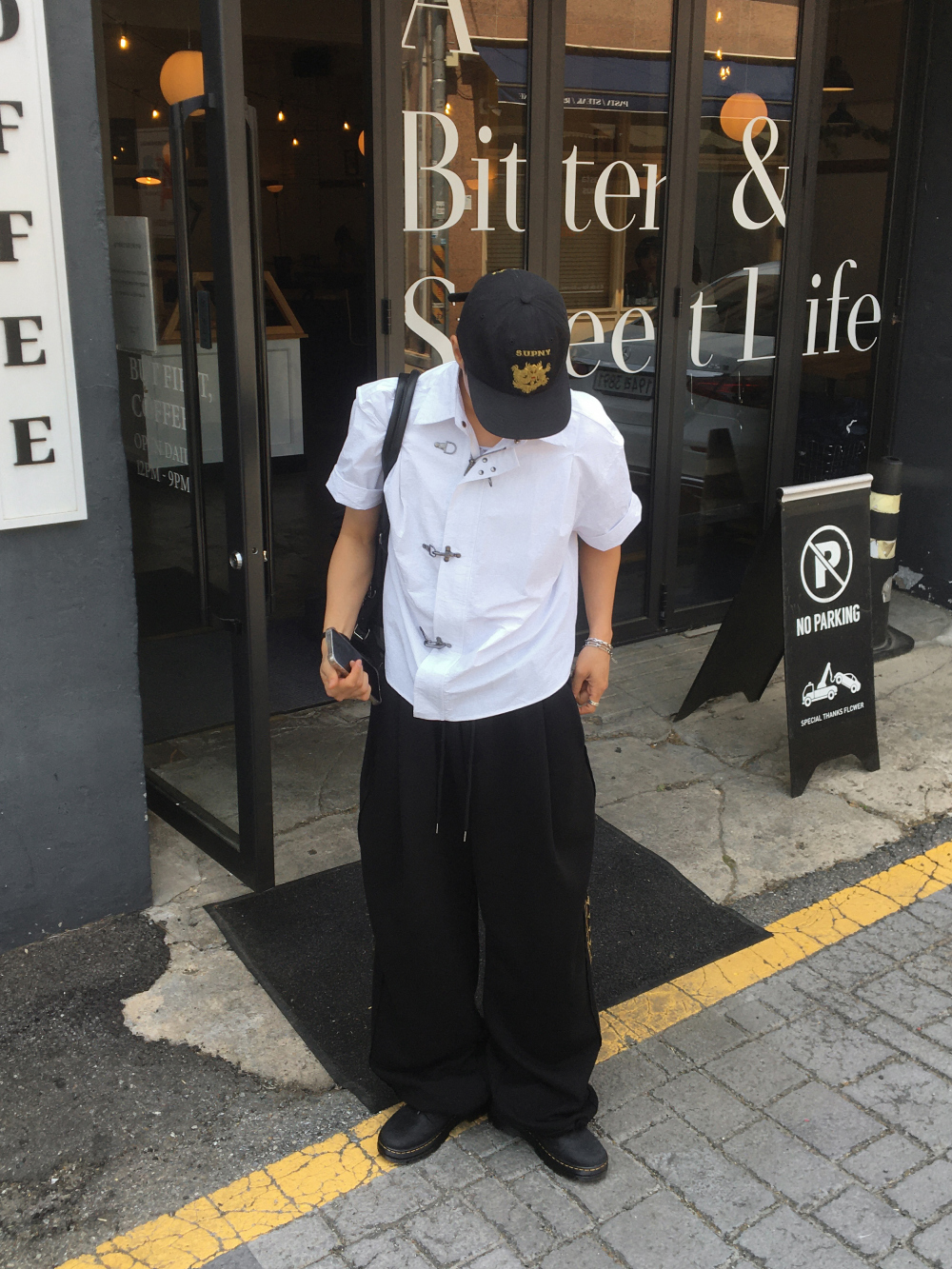 短袖T卹模特兒穿著圖片-S175L41