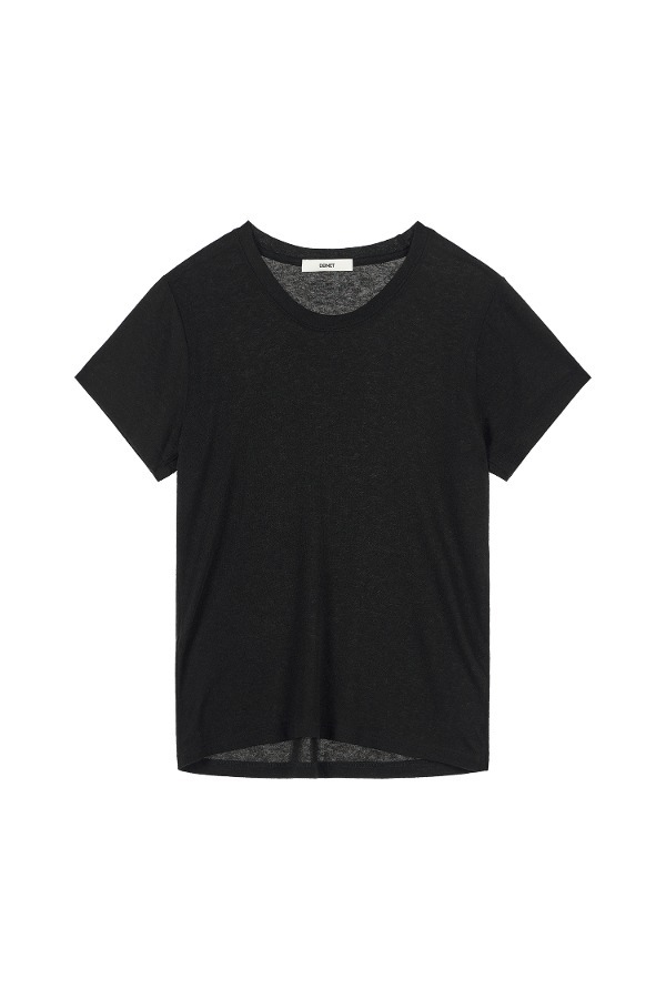 SOFT SLIM T-SHIRTS BLACK - DEINET