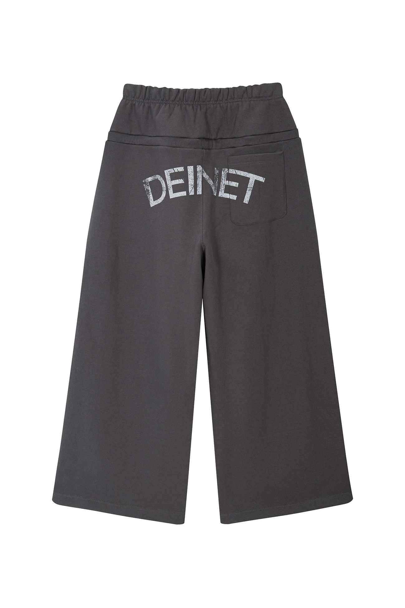 パンツ +DEINET+ DEINET BACK LOGO SWEAT PANTS IN CHARCOAL KDTDL4WB21 DEINET BACK LOGO SWEAT PANTS IN CHARCOAL - DEINET