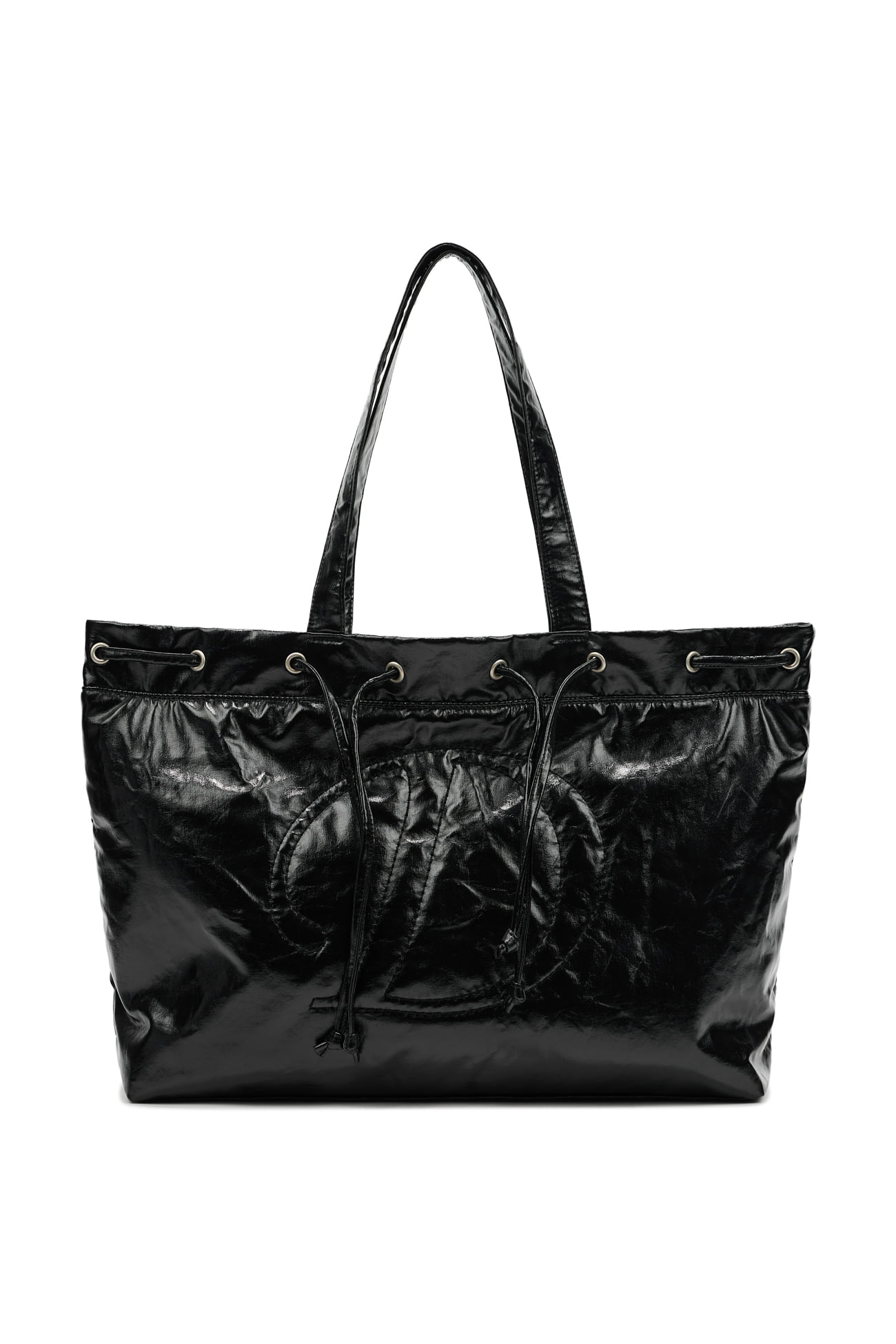 ◆DEINET◆ D STITCH PADDING BAG IN BLACK KDTUC4XB511 D STITCH PADDING BAG IN BLACK - DEINET