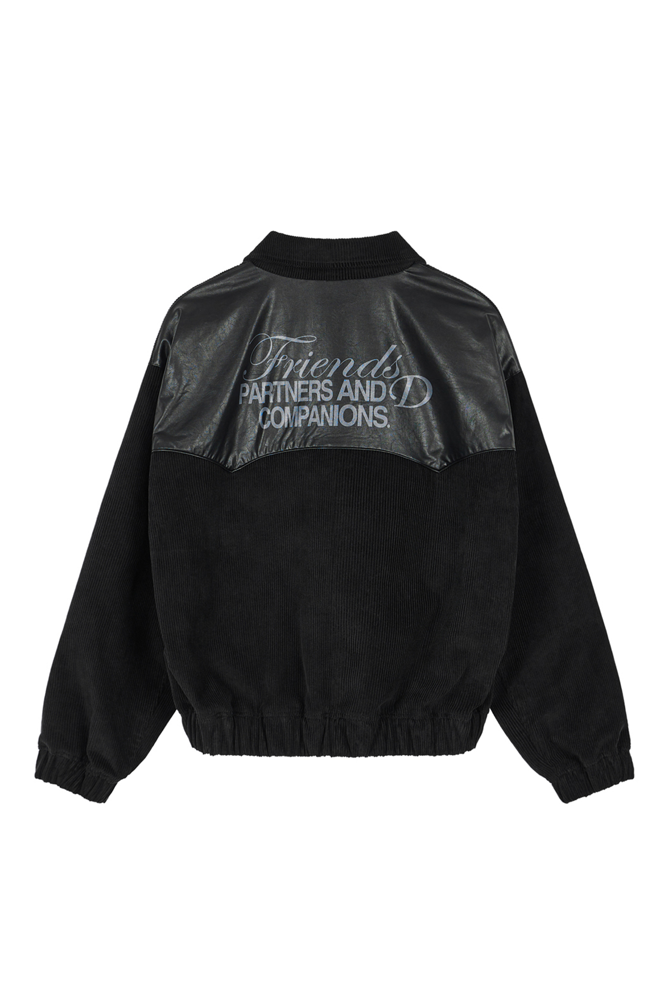 ◆DEINET◆ D FRIENDS CORDUROY VARSITY JACKET IN BLACK KDTDJ DEINET - D& Friends Corduroy Varsity Jacket | HBX - Globally