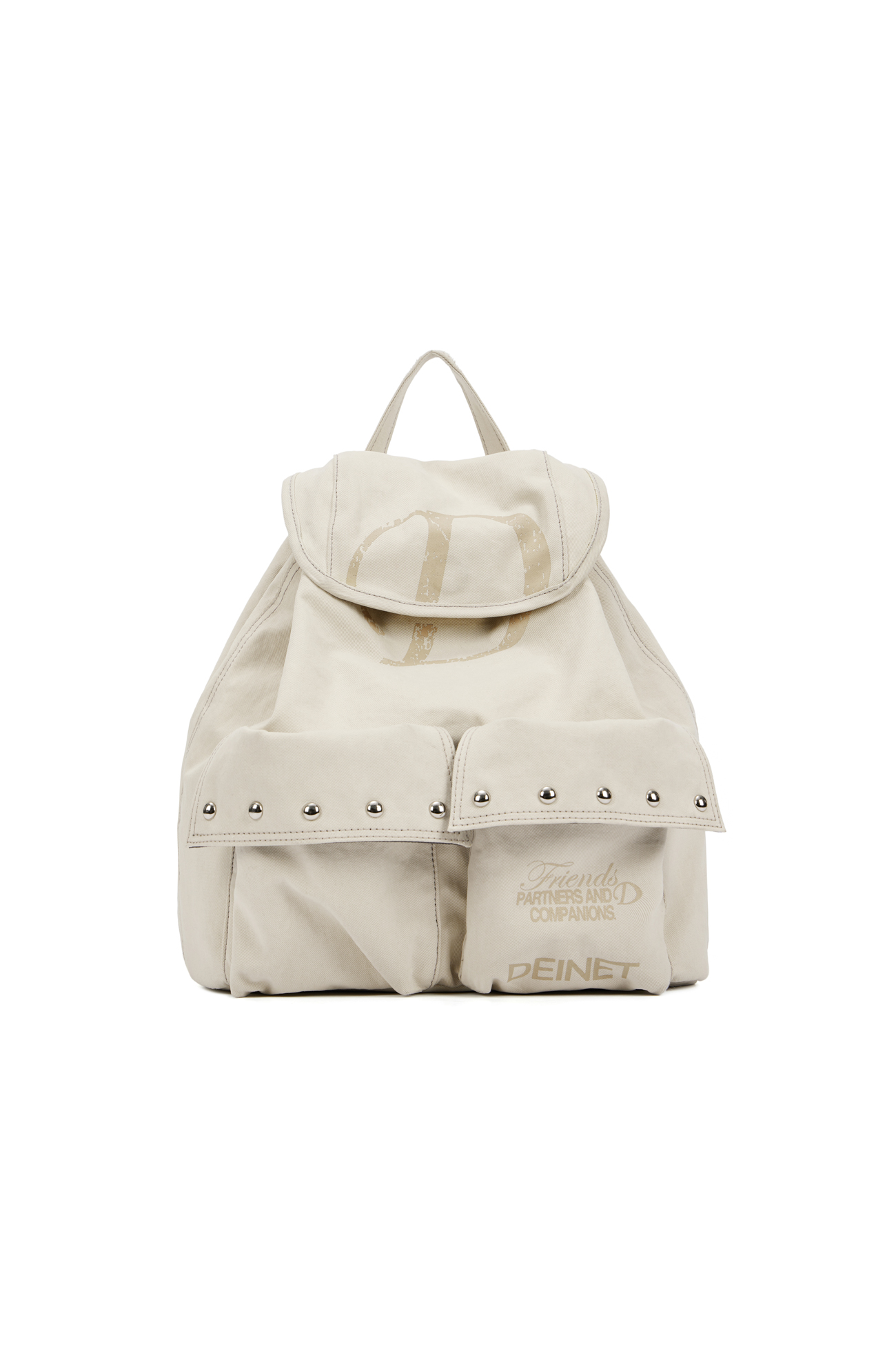 [DEINET] D & FRIENDS STUD POCKET BACKPACK 韓国人気ブランド DEINET - D & Friends Stud Pocket Backpack | HBX - ハイプ