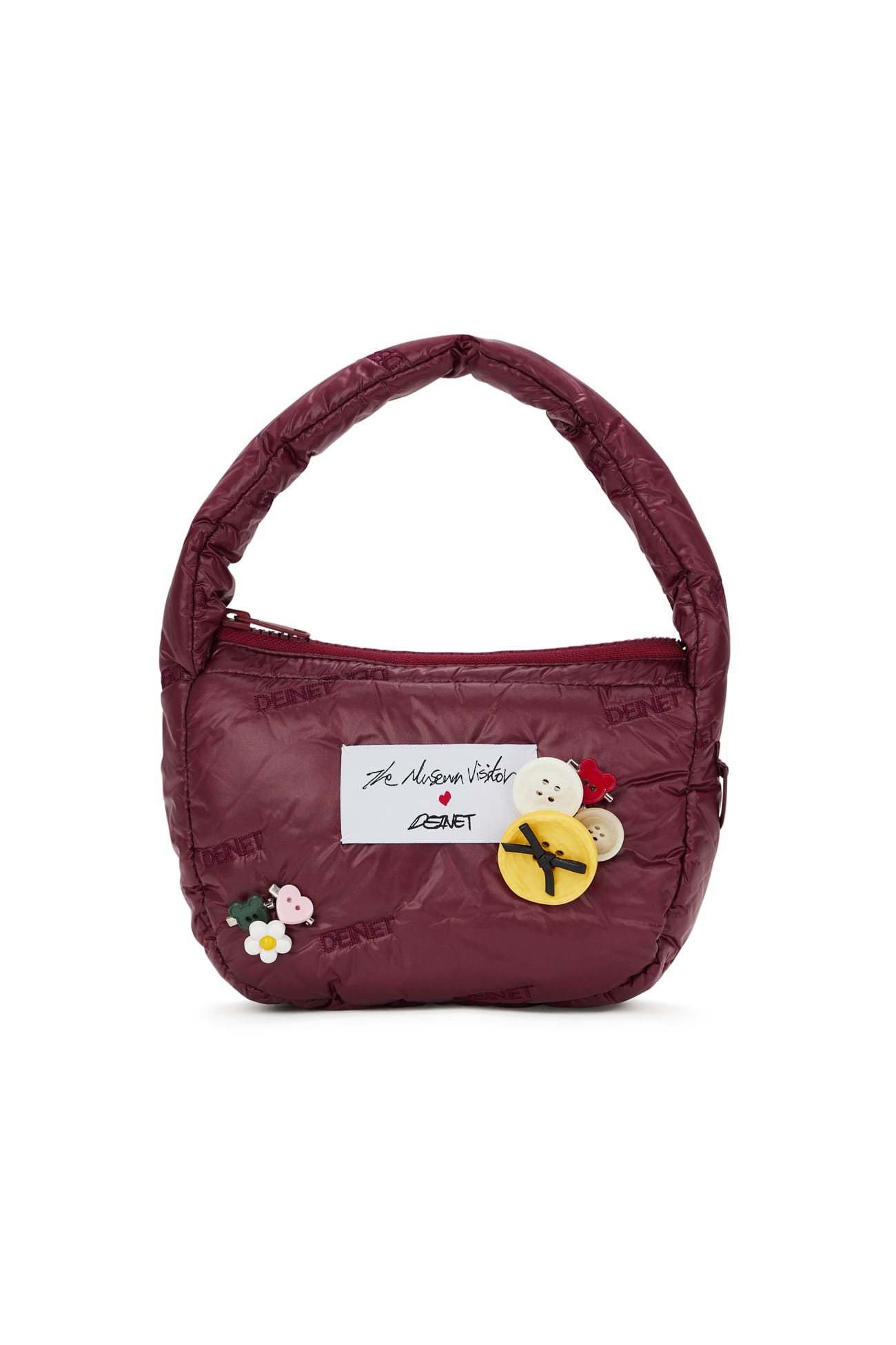 DEINET X TMV CLOUD MINI TOTE BAG IN BURGUNDY - DEINET