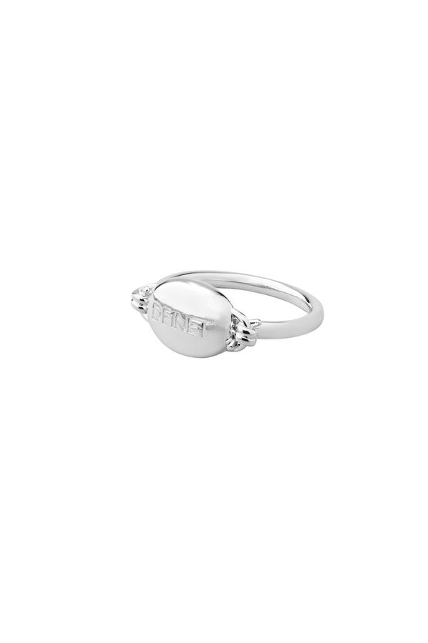 KNOT LOGO RING IN SILVER - DEINET