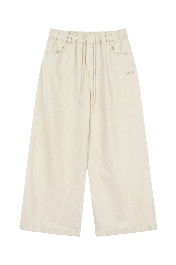 パンツ +DEINET+ STUD WIDE PANTS IN ECRU KDBDL4S6211 STUD WIDE PANTS IN ECRU - DEINET
