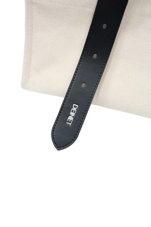 トートバッグ DEINET CANVAS BELTED HANDLE TOTE BAG IN IVORY CANVAS BELTED HANDLE TOTE BAG IN IVORY - DEINET
