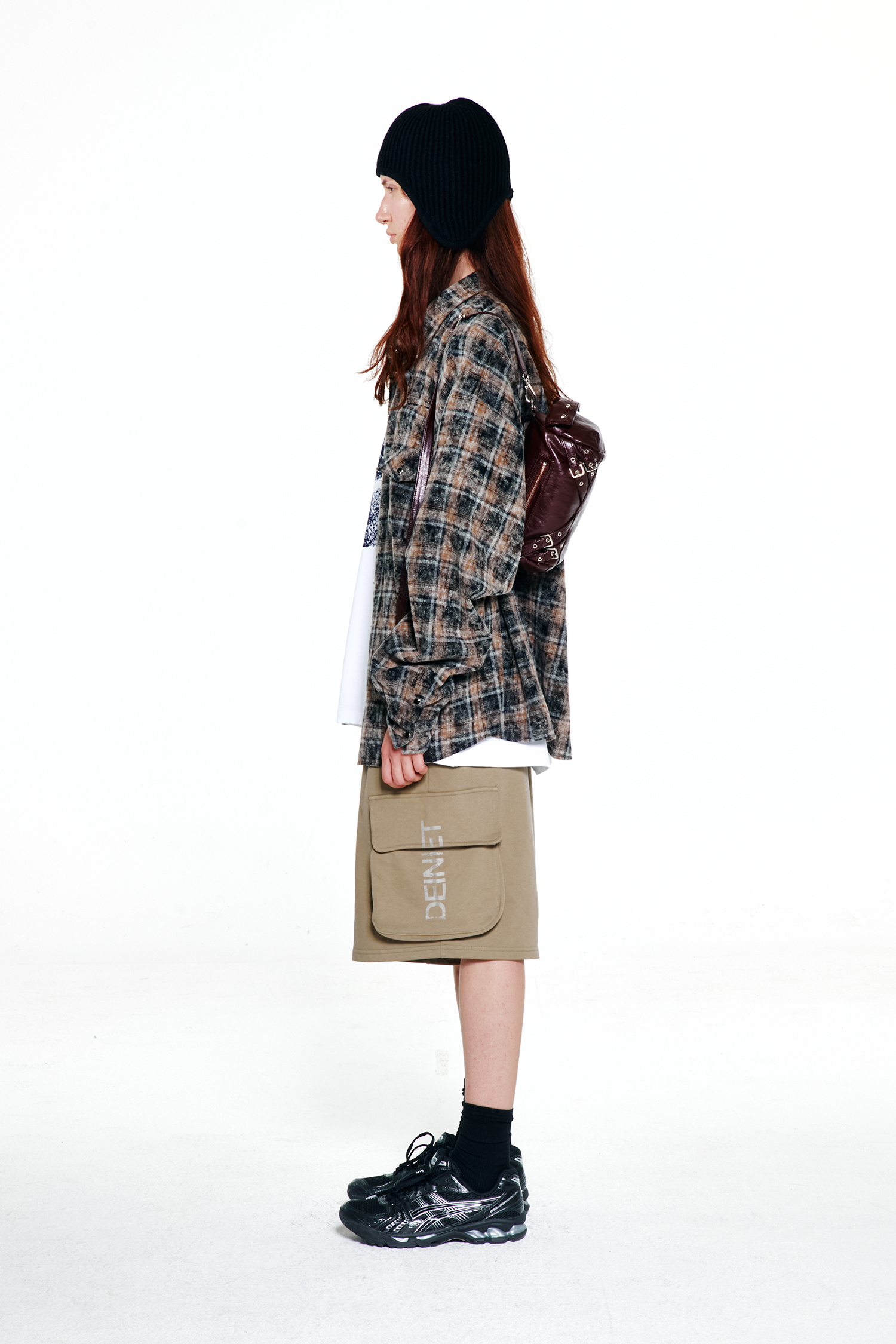 DEINET HALF SWEAT PANTS IN KHAKI - DEINET