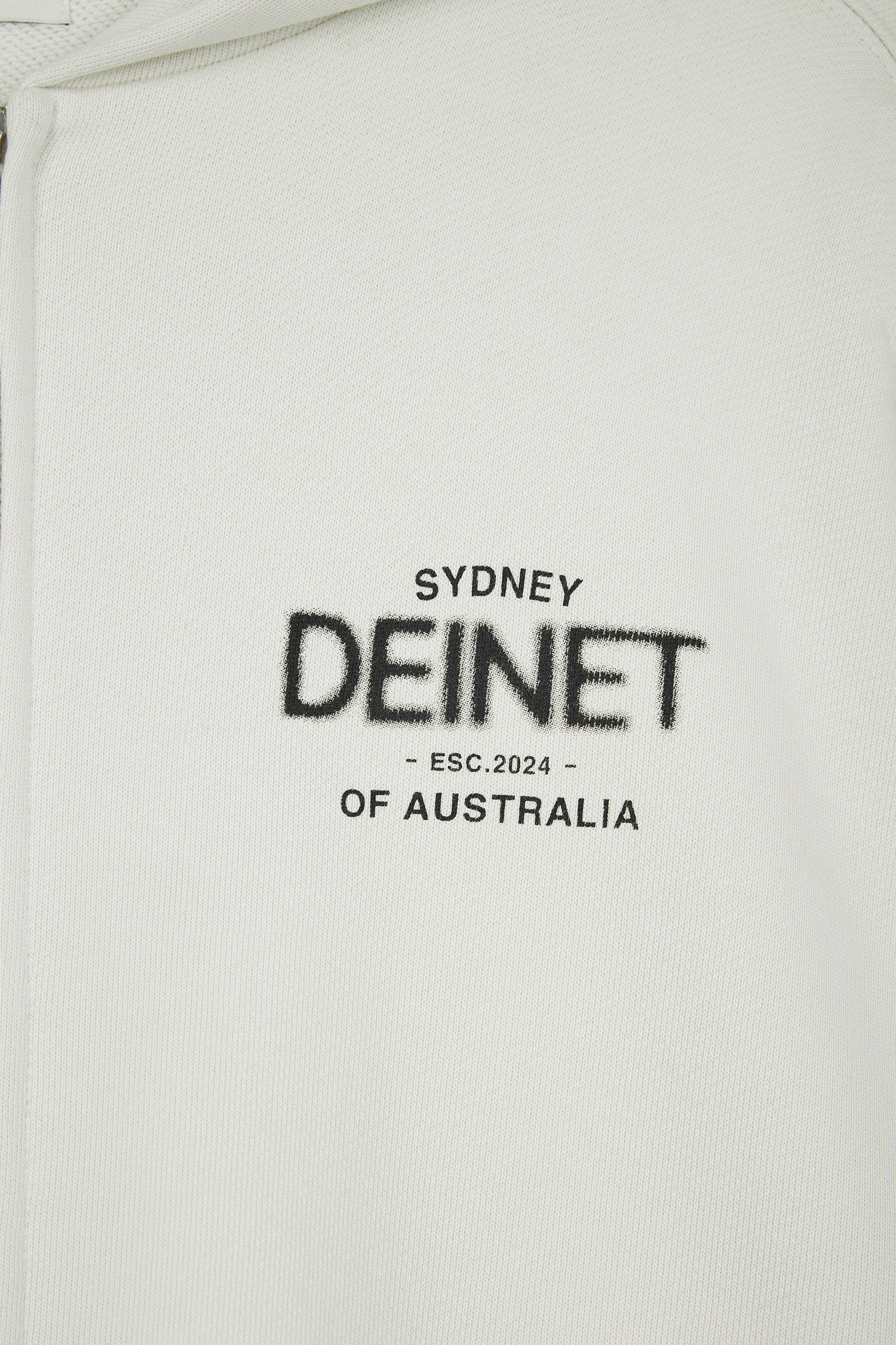 ◆DEINET◆ LOST IN SYDNEY ZIPUP HOODIE IN IVORY KDCCL4F9111 LOST IN SYDNEY ZIP-UP HOODIE IN IVORY - 감도 깊은 취향