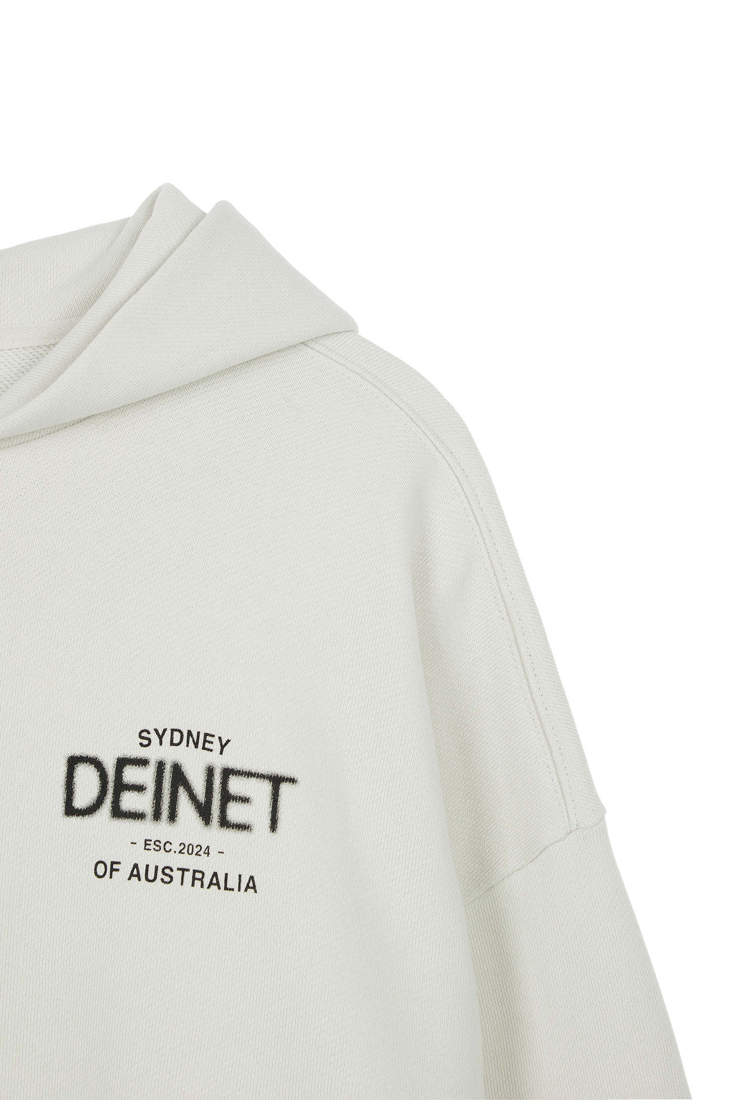 ◆DEINET◆ LOST IN SYDNEY ZIPUP HOODIE IN IVORY KDCCL4F9111 LOST IN SYDNEY ZIP-UP HOODIE IN IVORY - DEINET