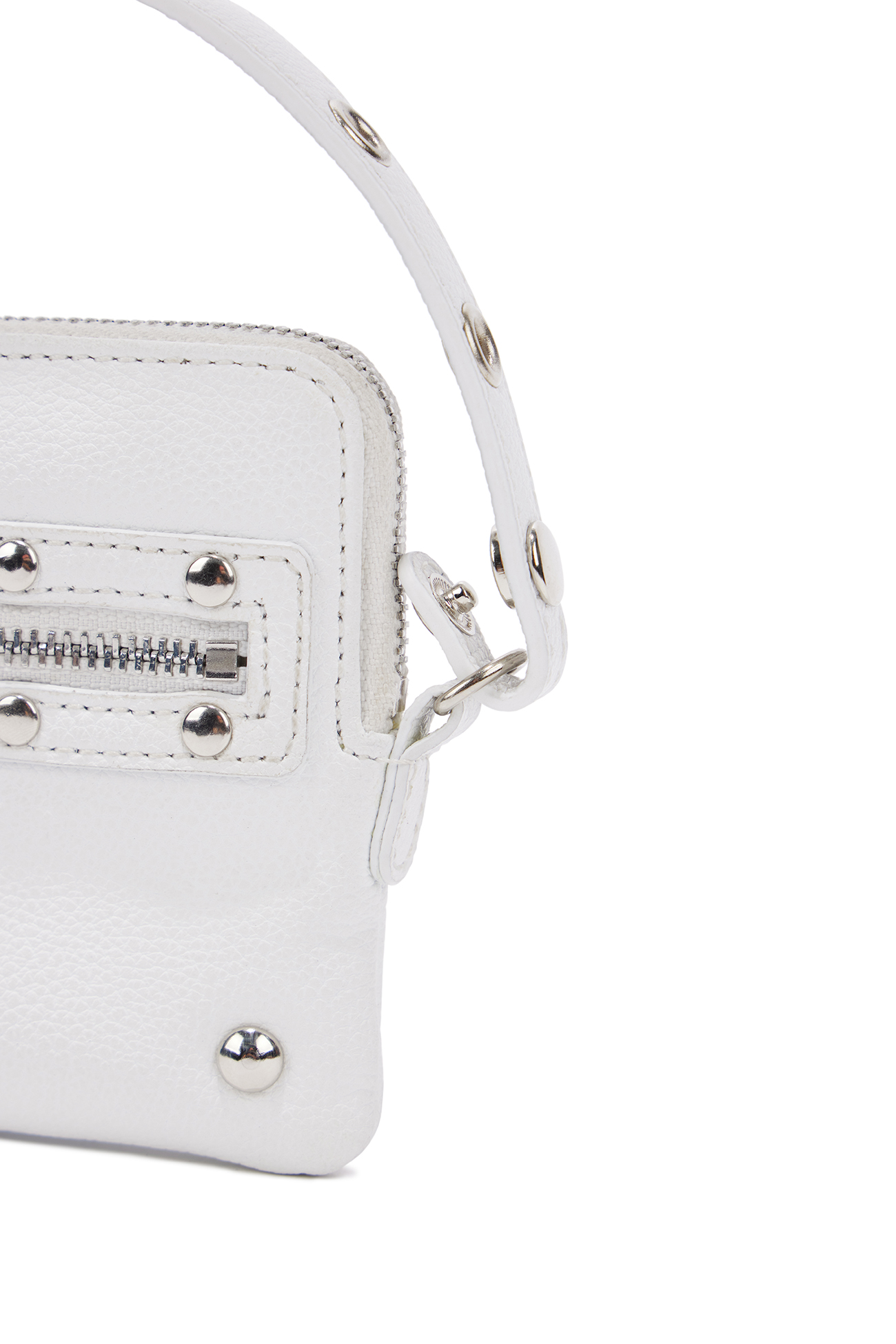 DEINET STUD CROSS CHAIN WALLET IN BLACK - DEINET