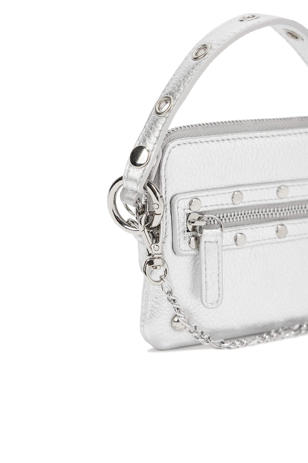 韓国大人気 【DEINET】 DEINET STUD CROSS CHAIN WALLET DEINET】DEINET STUD CROSS CHAIN WALLET☆韓国人気☆ 追跡付