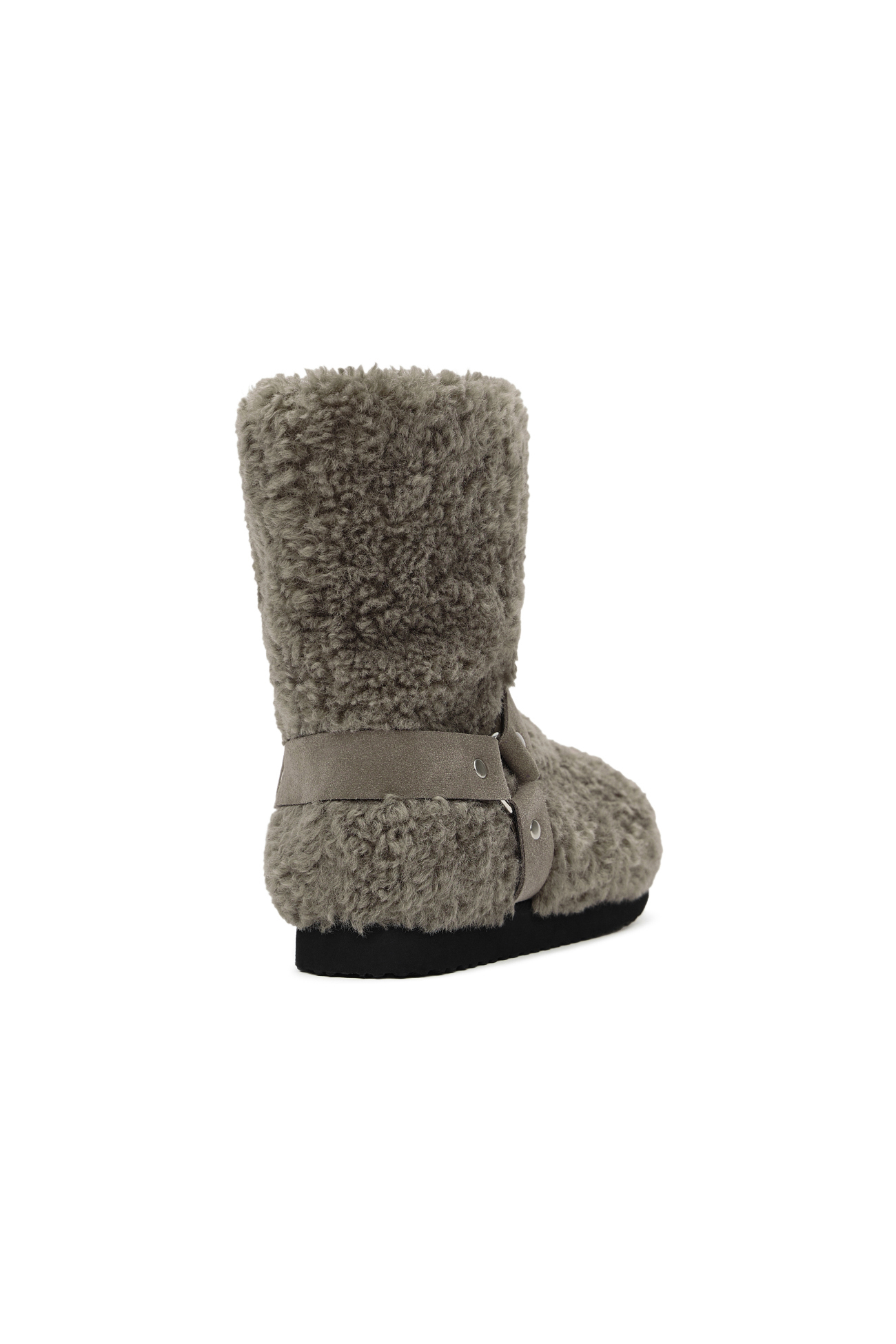 ブーツその他 DEINET POM POM FUR BOOTS IN BLACK KDPYS4WC111 POM POM FUR BOOTS IN BLACK - DEINET