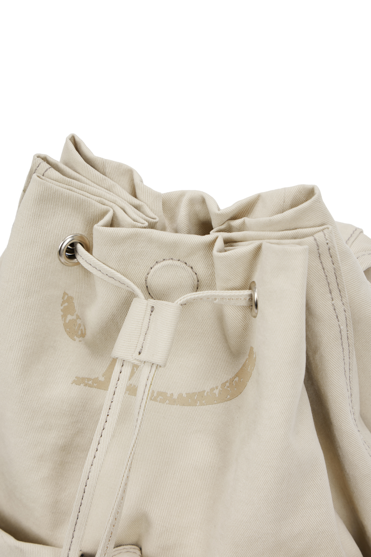 [DEINET] D & FRIENDS STUD POCKET BACKPACK 韓国人気ブランド DEINET D & Friends Stud Pocket Backpack - Khaki