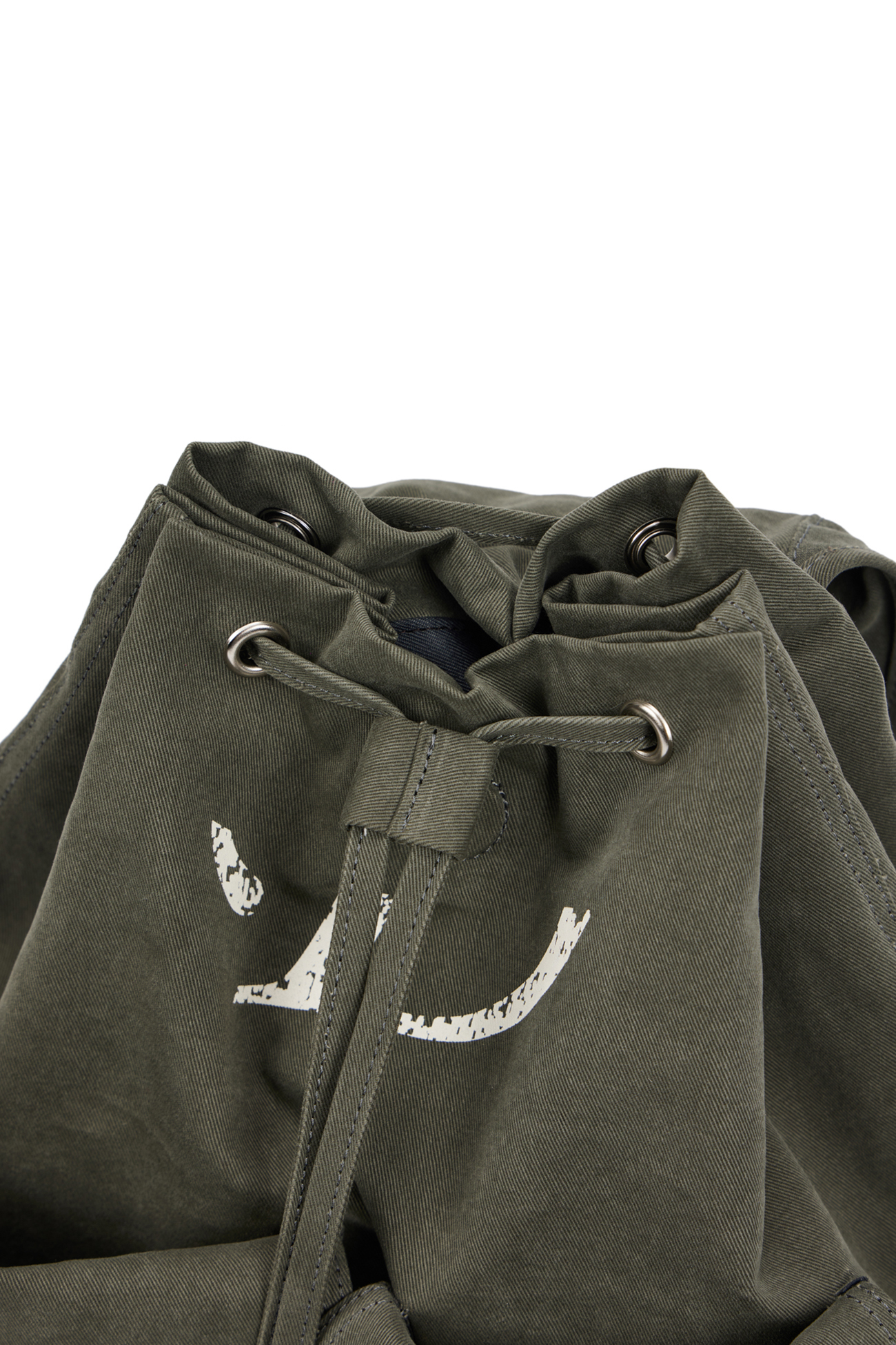 D & FRIENDS STUD POCKET BACKPACK IN KHAKI - DEINET