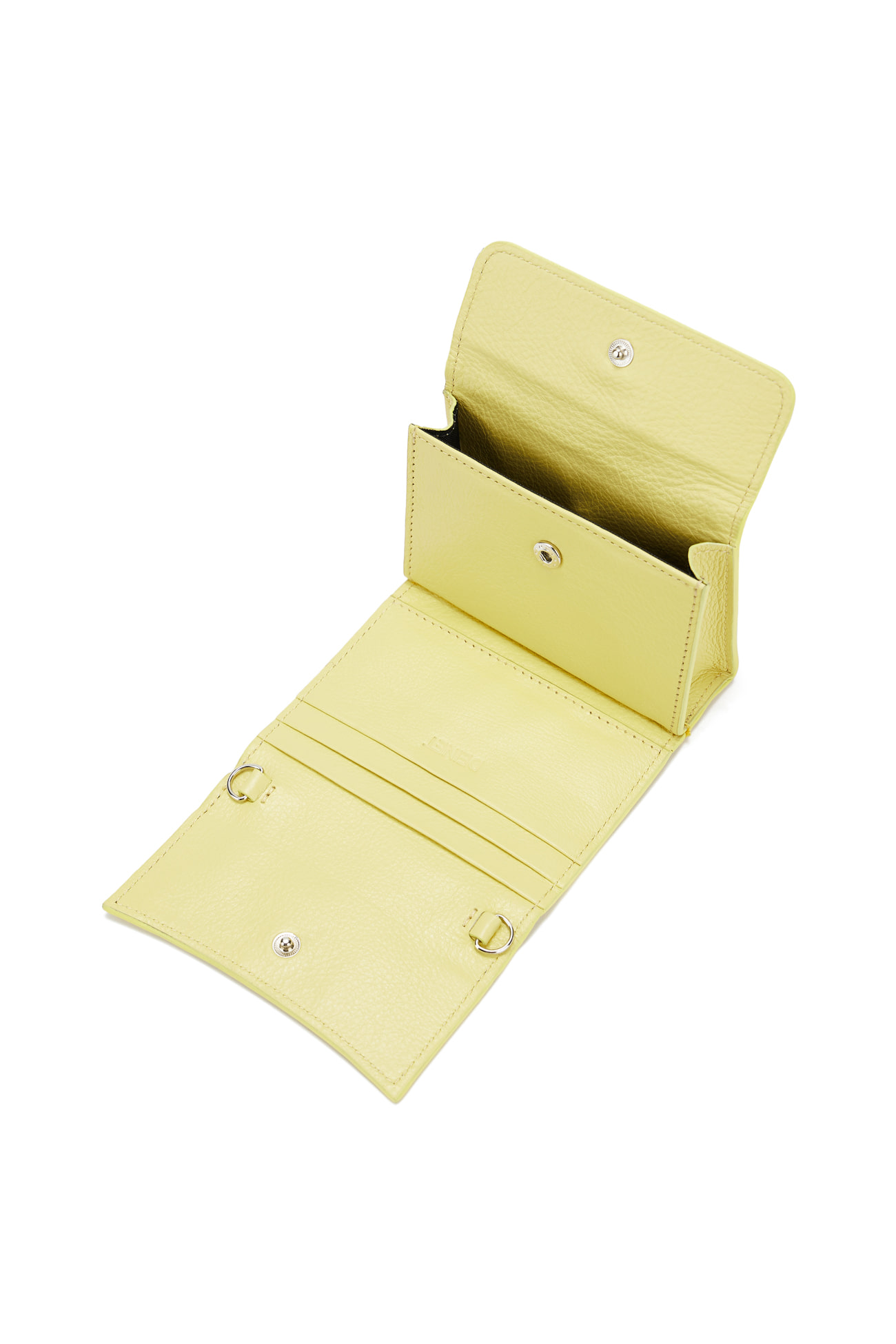 D LOGO MACARON CHAIN MINI BAG IN YELLOW - DEINET