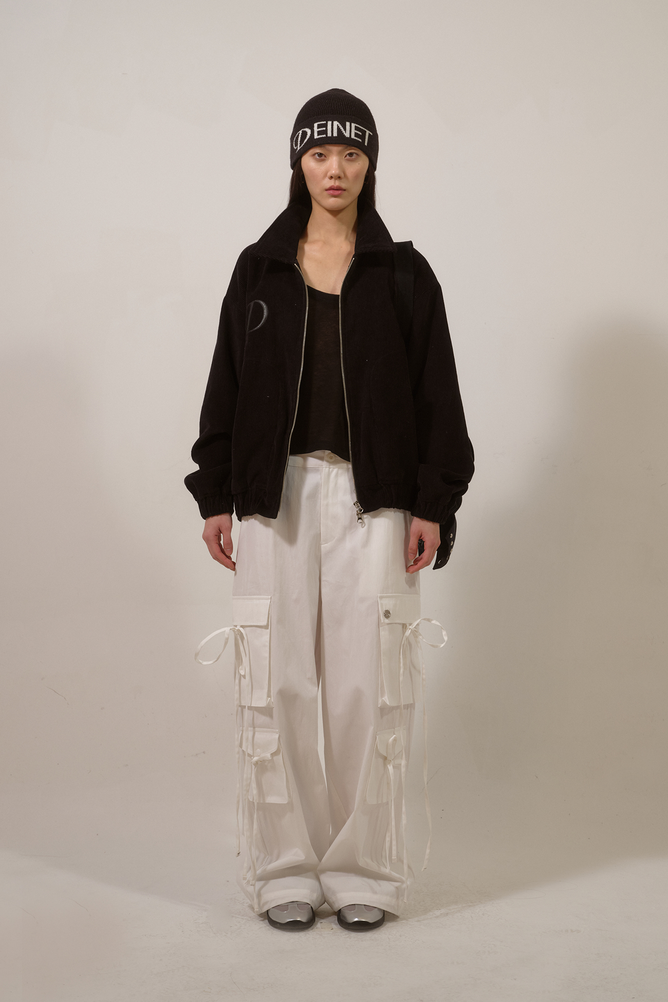DEINET ♥ STRING POINT CARGO PANTS /追跡付 STRING POINT CARGO PANTS IN WHITE - DEINET