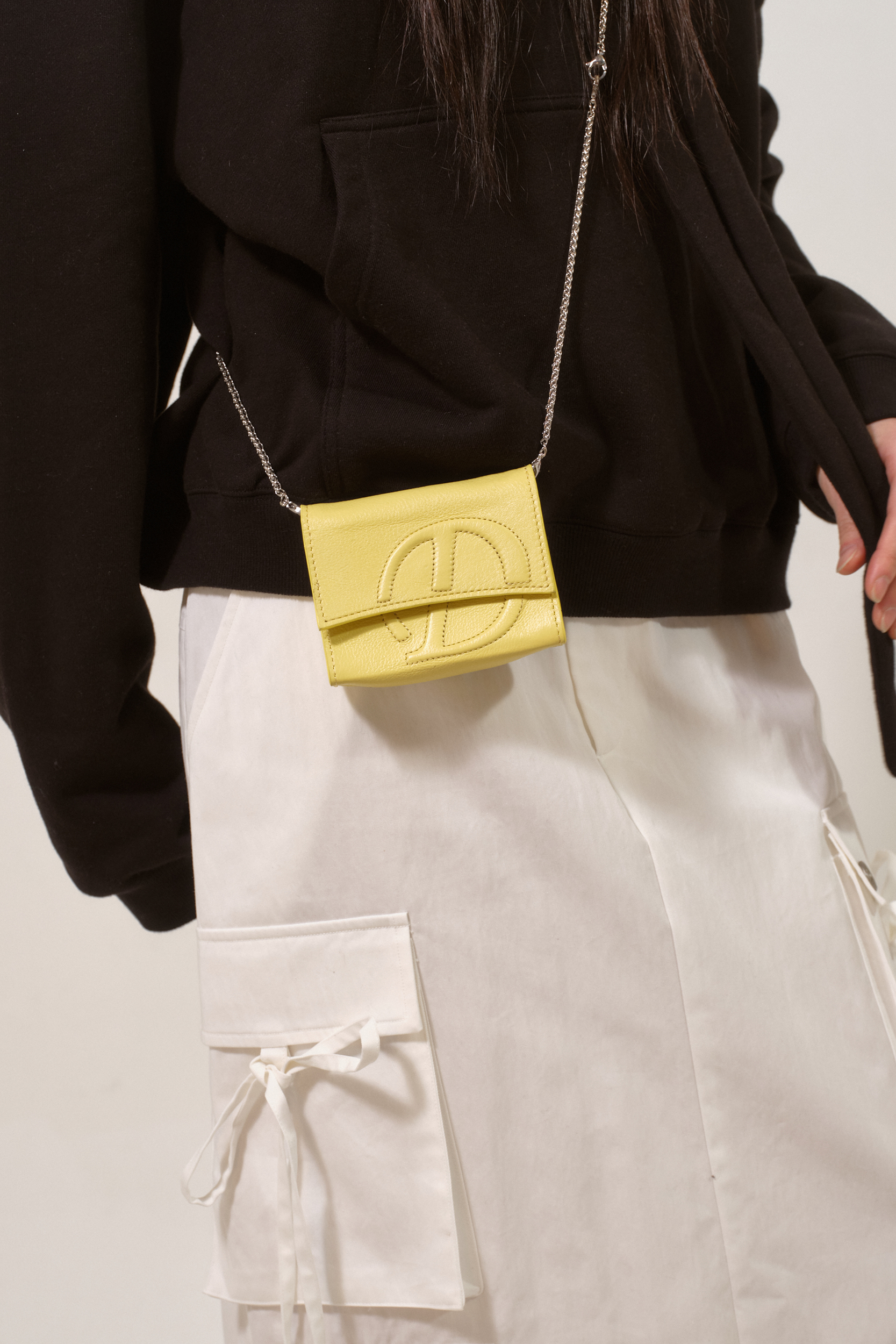 DEINET ♥ STRING POINT CARGO SKIRT /追跡付 STRING POINT CARGO SKIRT IN WHITE - DEINET