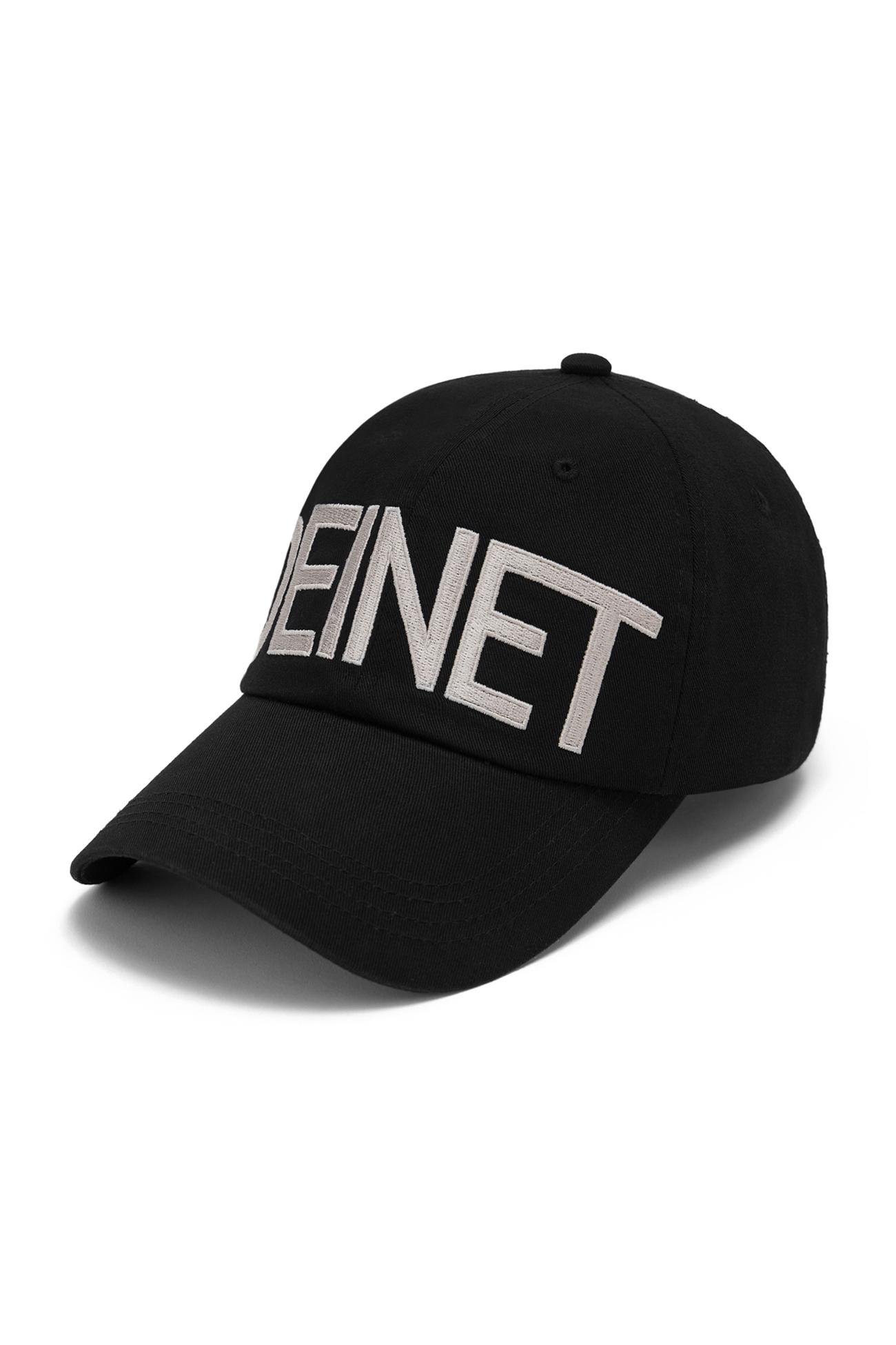 DEINET BIG LOGO CAP IN BLACK - DEINET