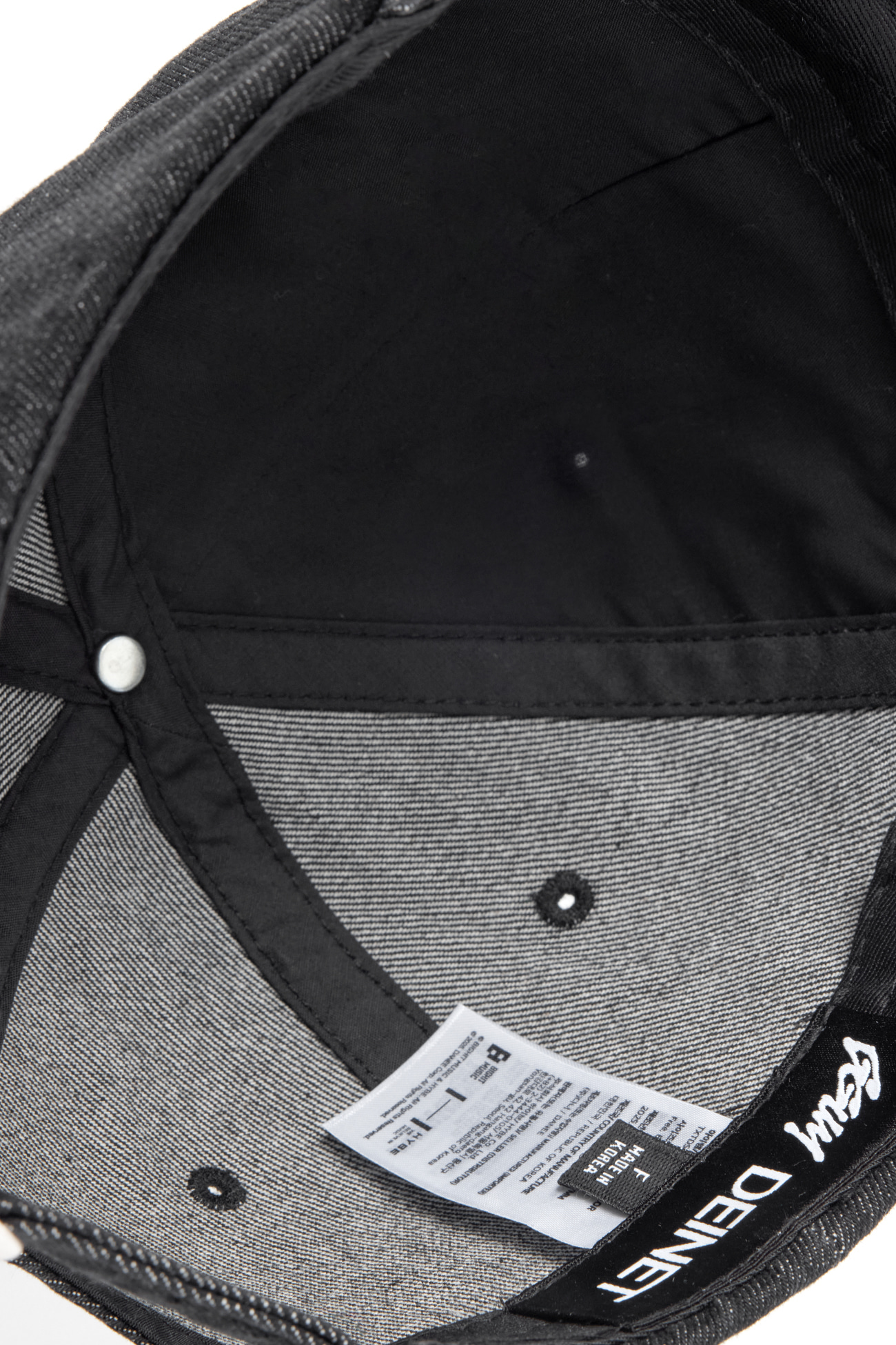 GGUM X DEINET Ballcap キャップ TXT ヨンジュン 黒 GGUM X DEINET