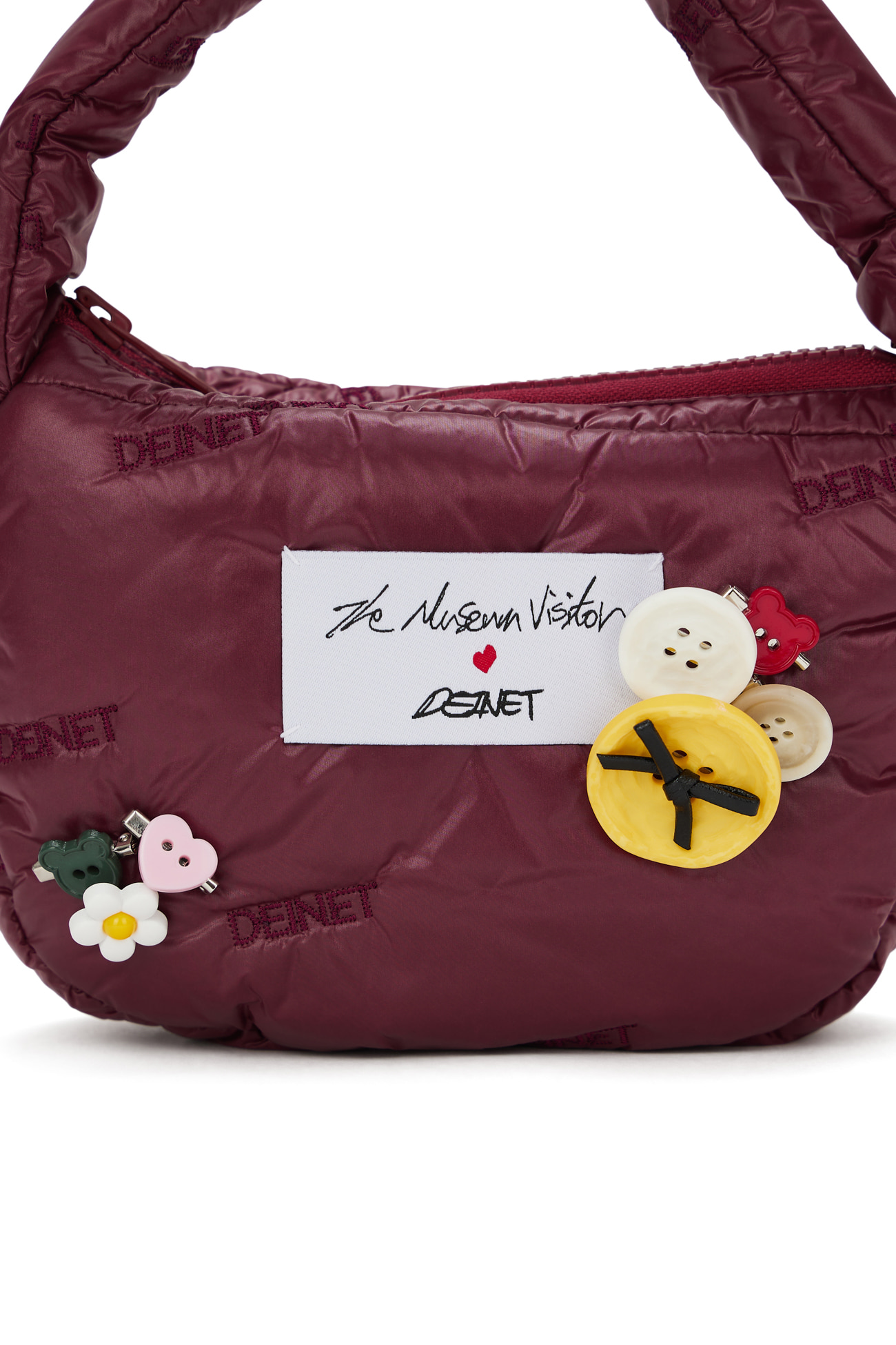 DEINET X TMV CLOUD MINI TOTE BAG IN BURGUNDY - DEINET