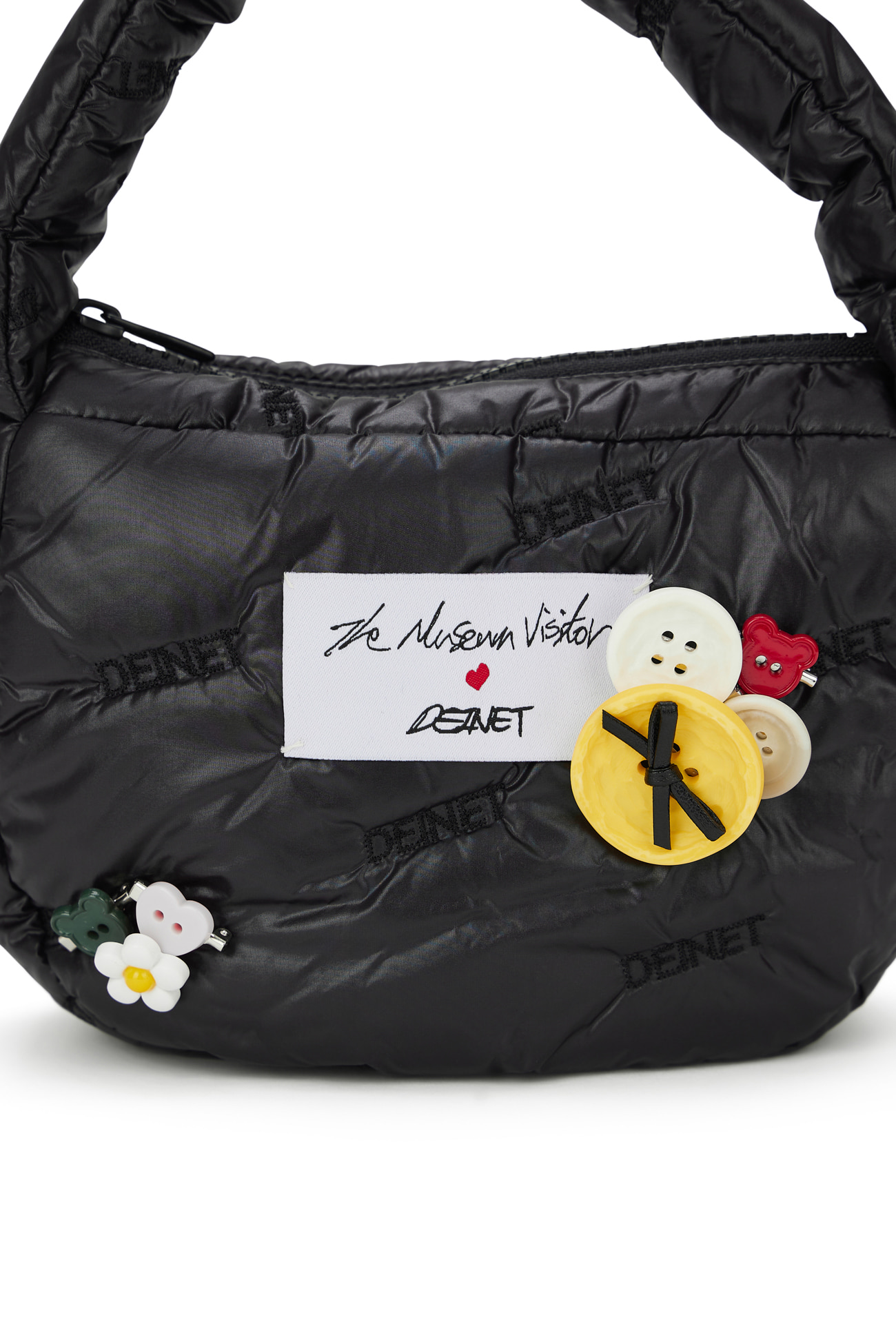 DEINET X TMV CLOUD MINI TOTE BAG IN BLACK - DEINET