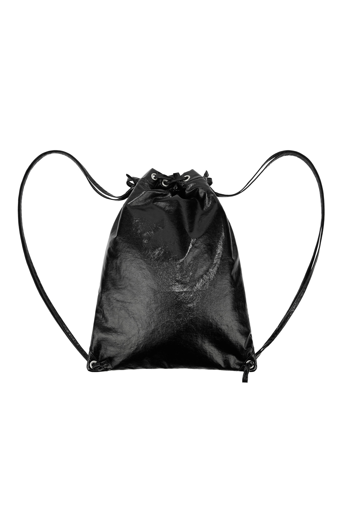 ◆DEINET◆ D STITCH PADDING GYM SACK IN BLACK D STITCH PADDING GYM SACK IN BLACK - DEINET