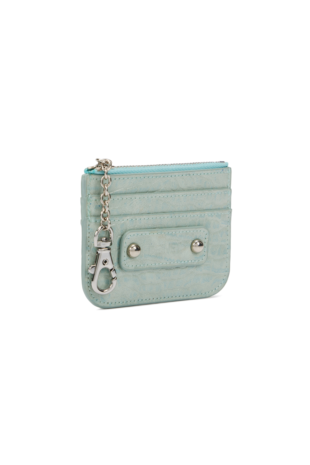 DEINET POCKET CARD WALLET IN SKY BLUE - DEINET