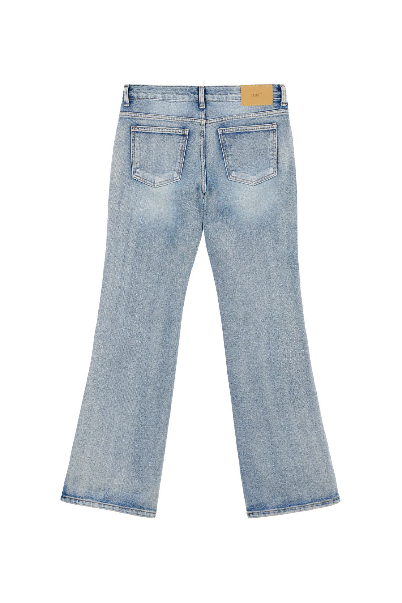 DEINET ♥ RIPPED DAMAGE BOOTS CUT DENIM /追跡付 RIPPED DAMAGE BOOTS CUT DENIM IN BLUE - DEINET