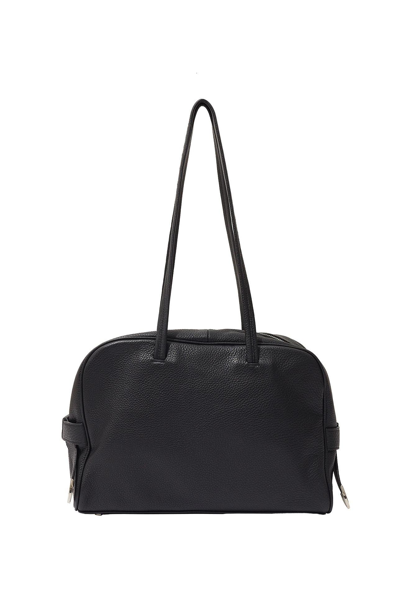 TMV X DEINET】DIRECTOR'S HAND-PRINTED LEATHER BAG IN BLACK