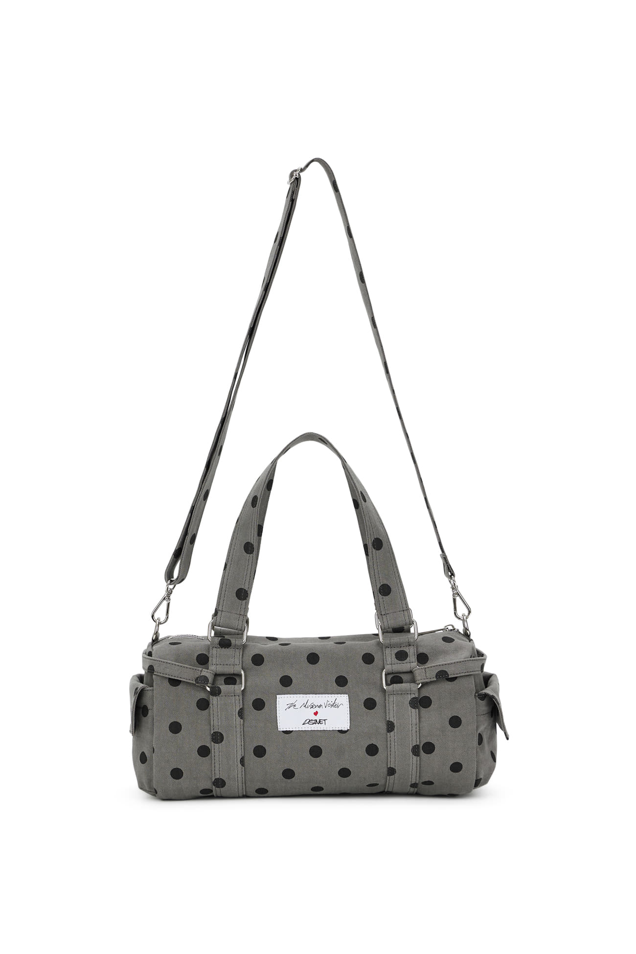 DEINET X TMV DOT DUFFLE MINI BAG IN GREY - DEINET
