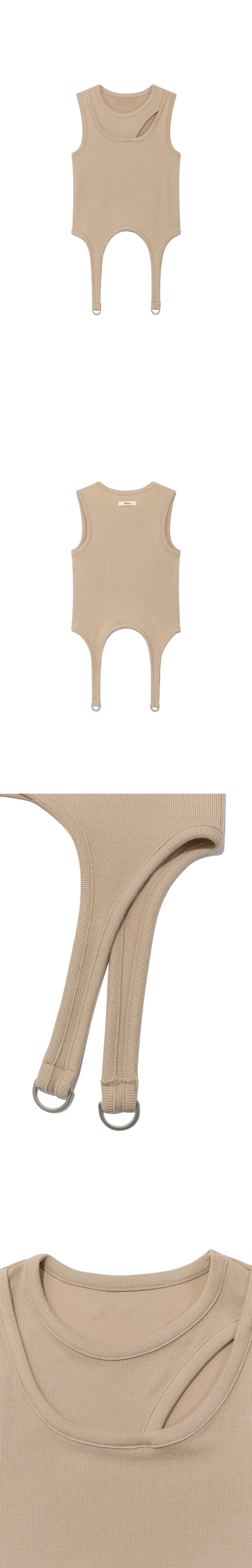 DETAIL SLEVELESS - 3 COLORS BEIGE