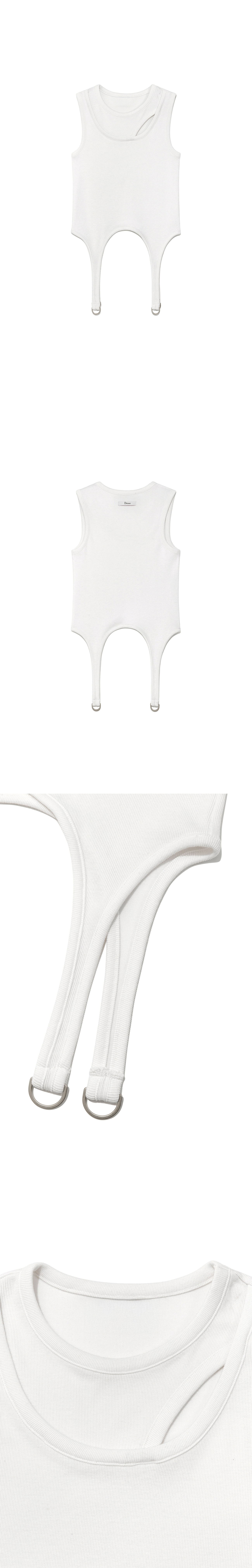 DETAIL SLEVELESS - 3 COLORS WHITE