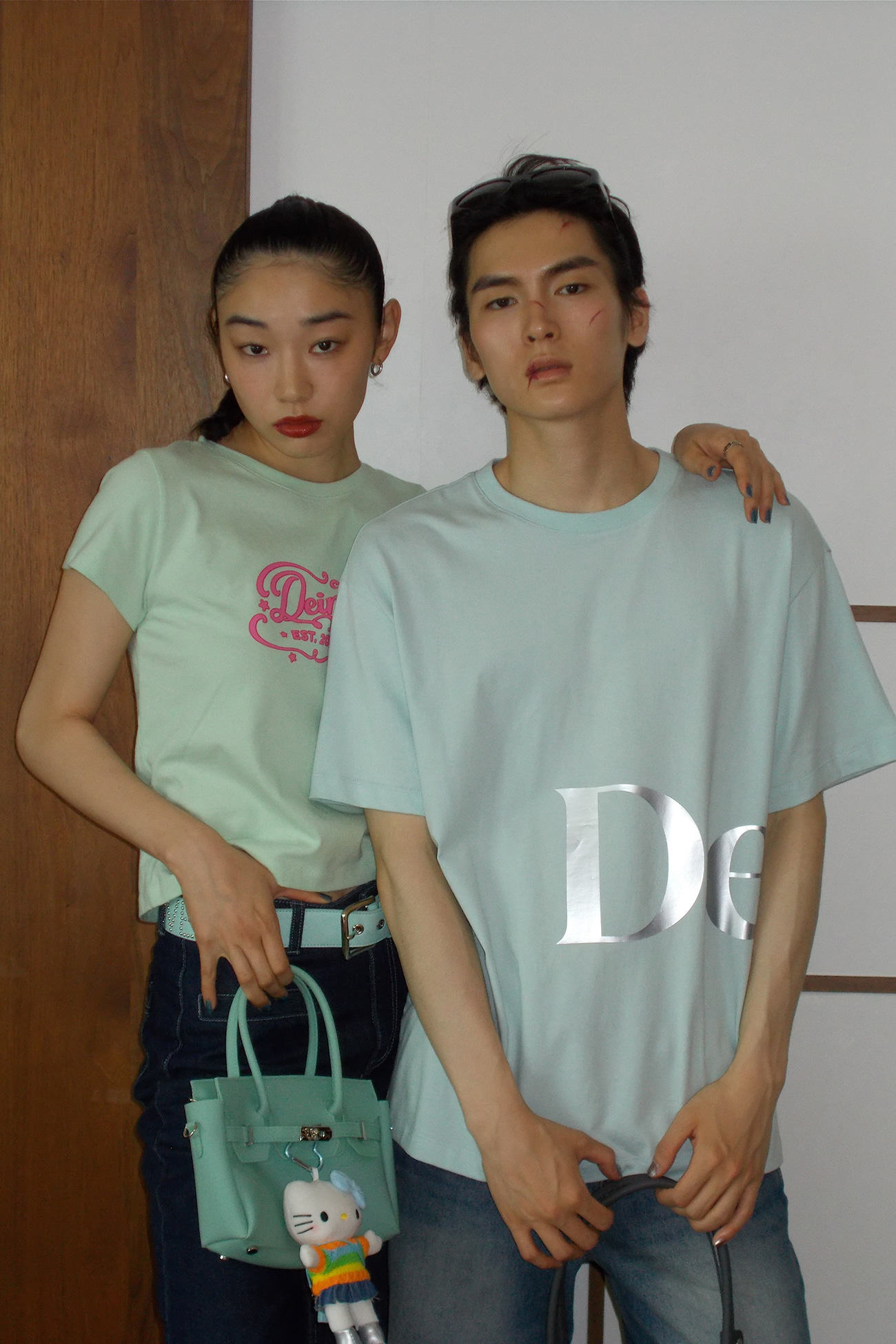 SILVER LOGO T SHIRT - 4 COLORS MINT