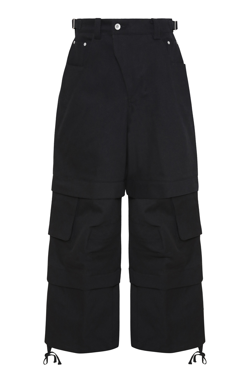 TITAN BAGGY PANTS BLACK | Kamien