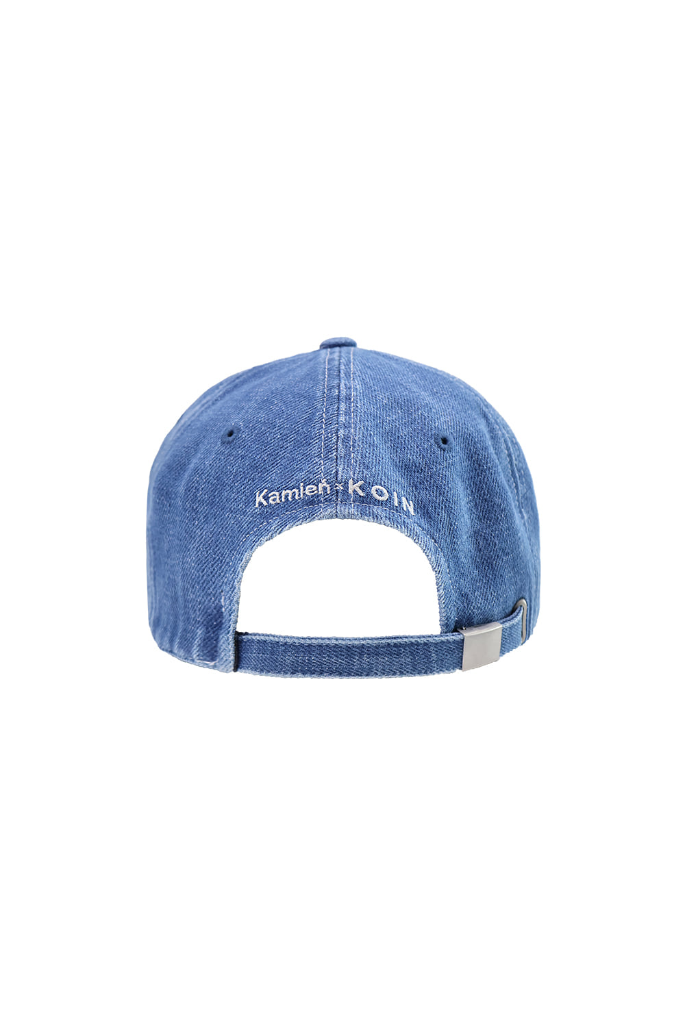 Kamien x KOIN SEOUL K LOGO BALL CAP BLUE DENIM - Kamien