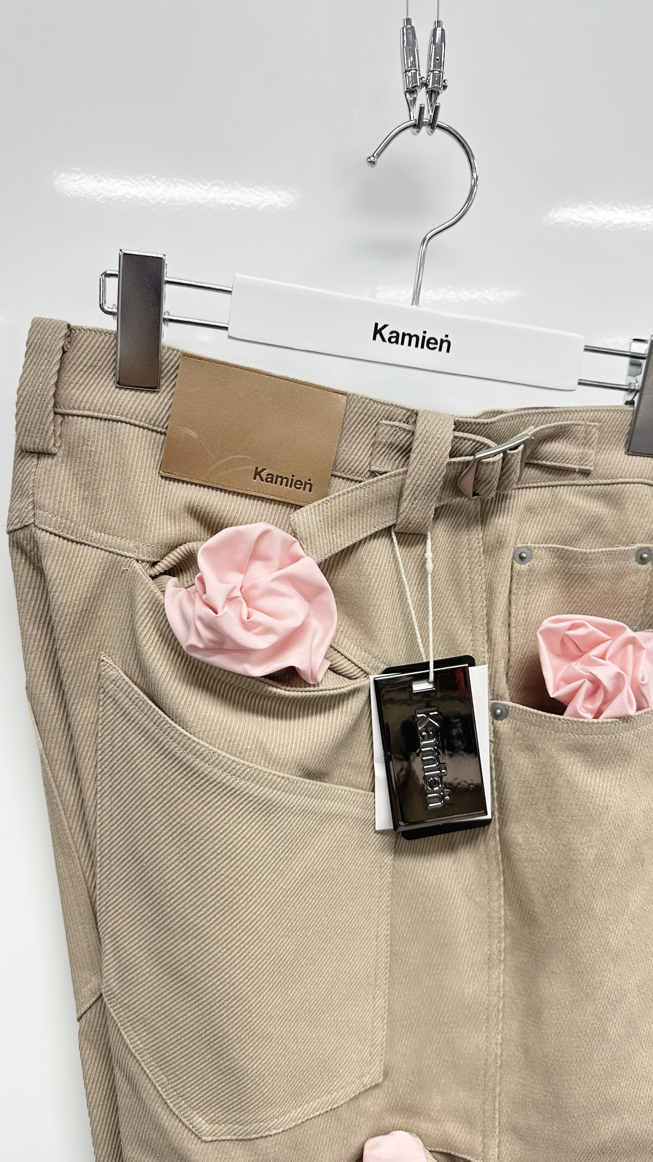 TITAN BAGGY PANTS BEIGE | Kamien