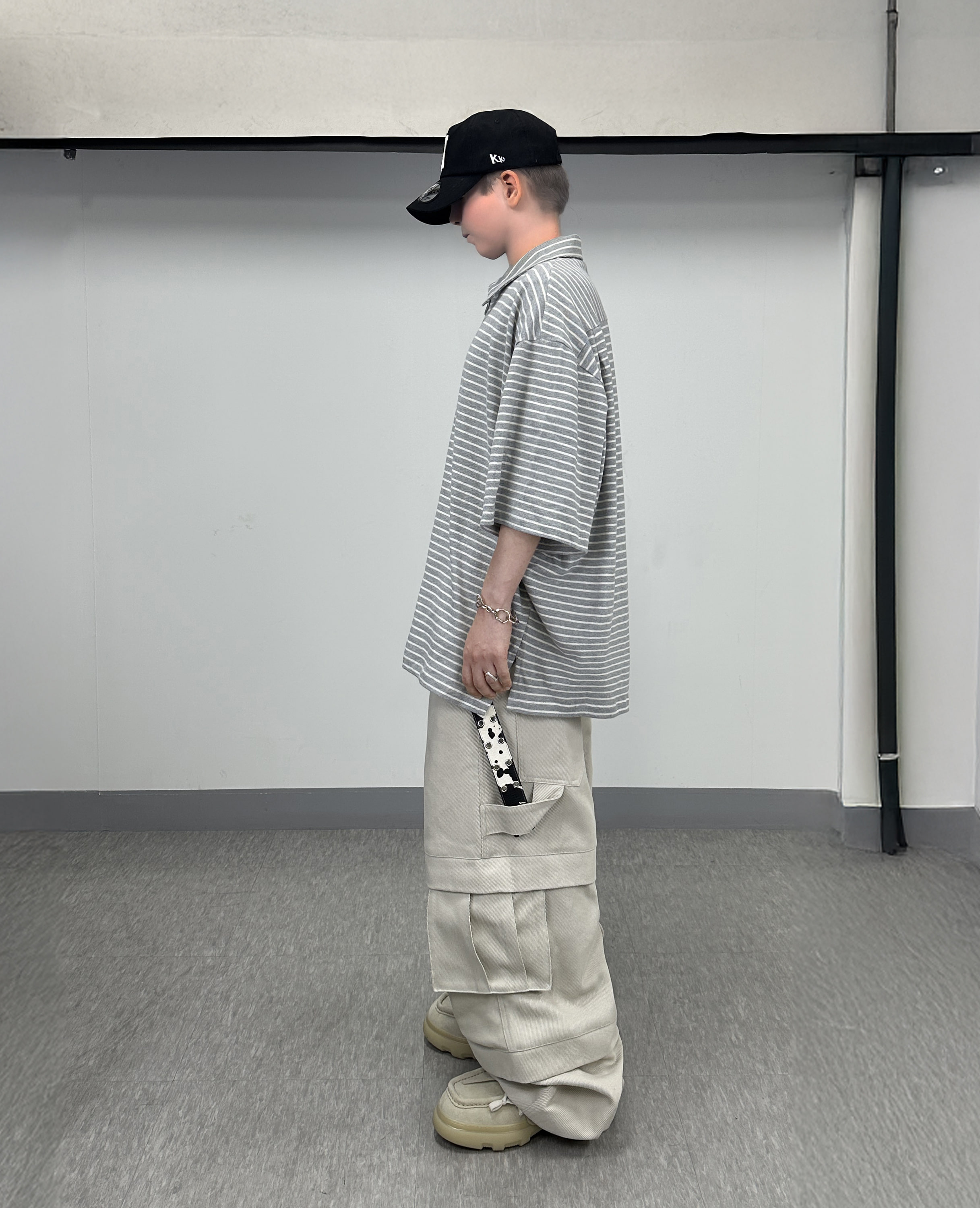 TITAN BAGGY PANTS LIGHT BEIGE | Kamien