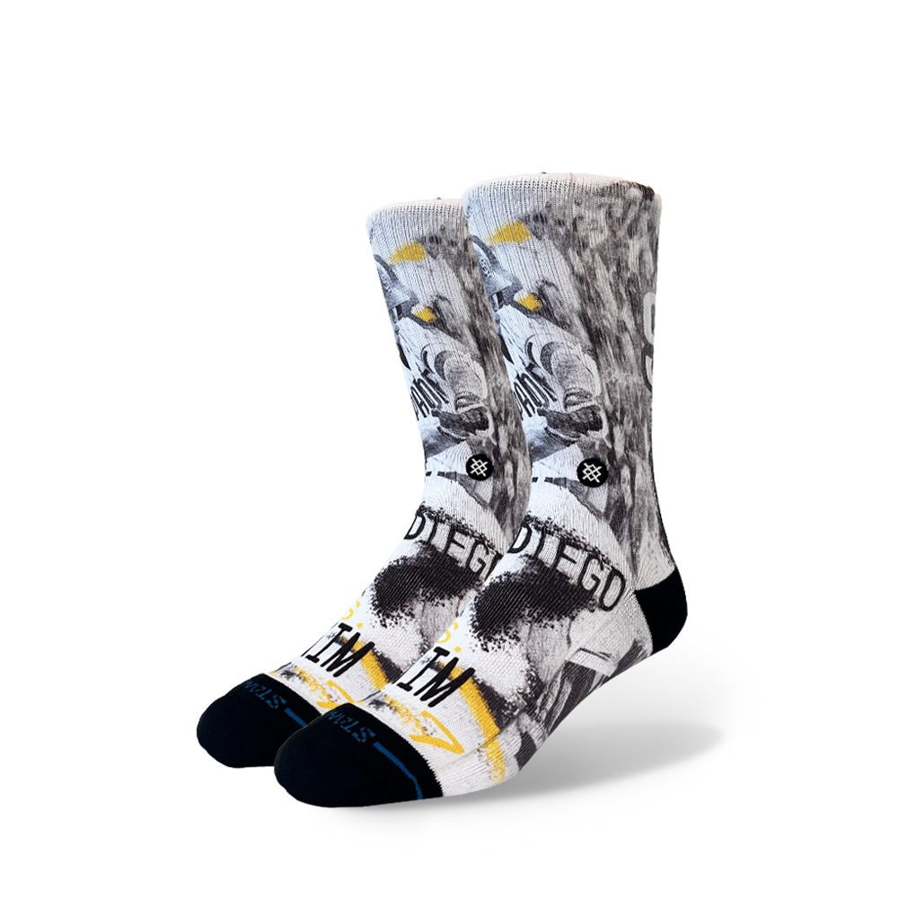 [MLB X STANCE] [김하성 선수] [MEN] 스트라이커 크루 STC-A556A24HSS-YEL