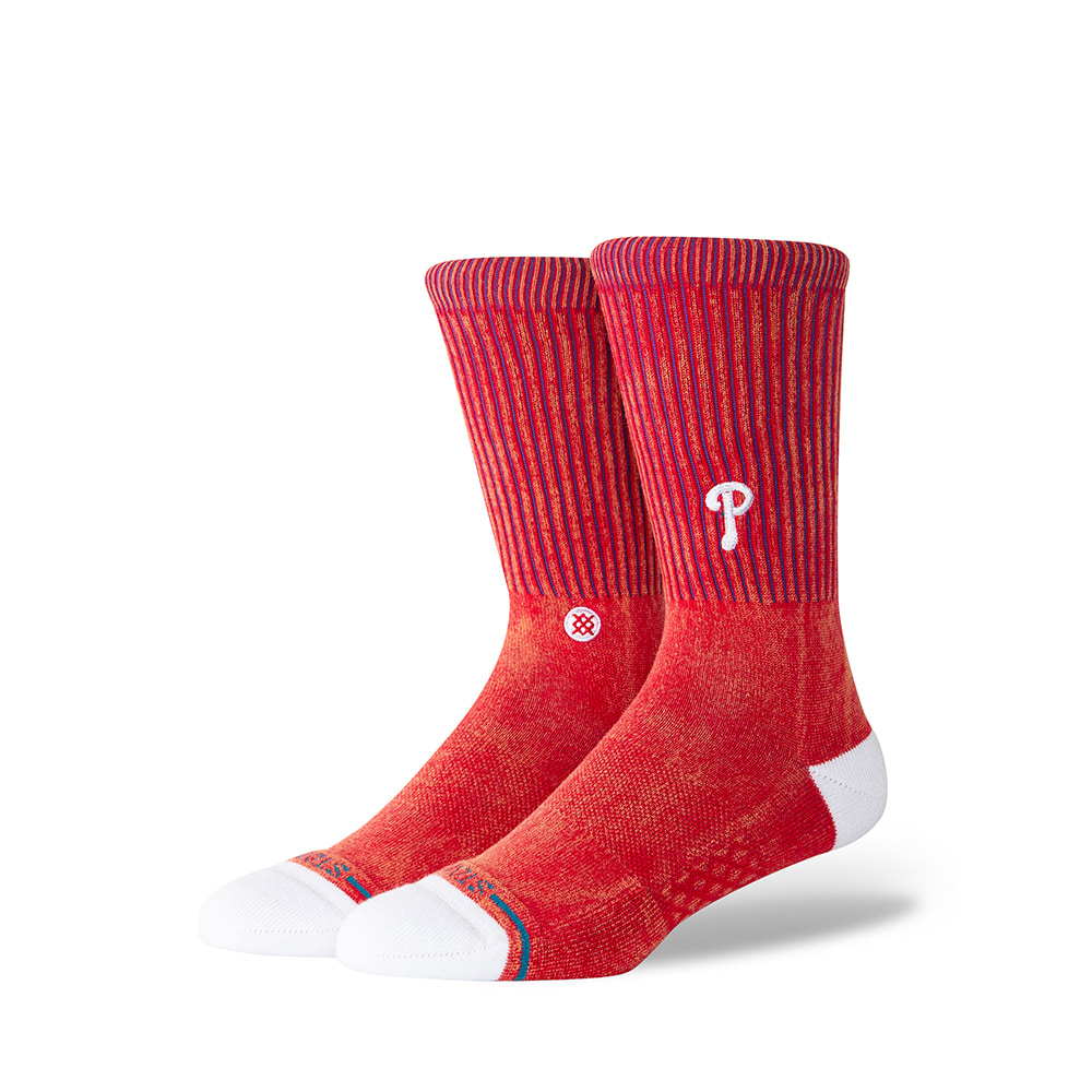 [MLB X STANCE] [MEN] 백스 크루 STC-A556A25BPH-RED
