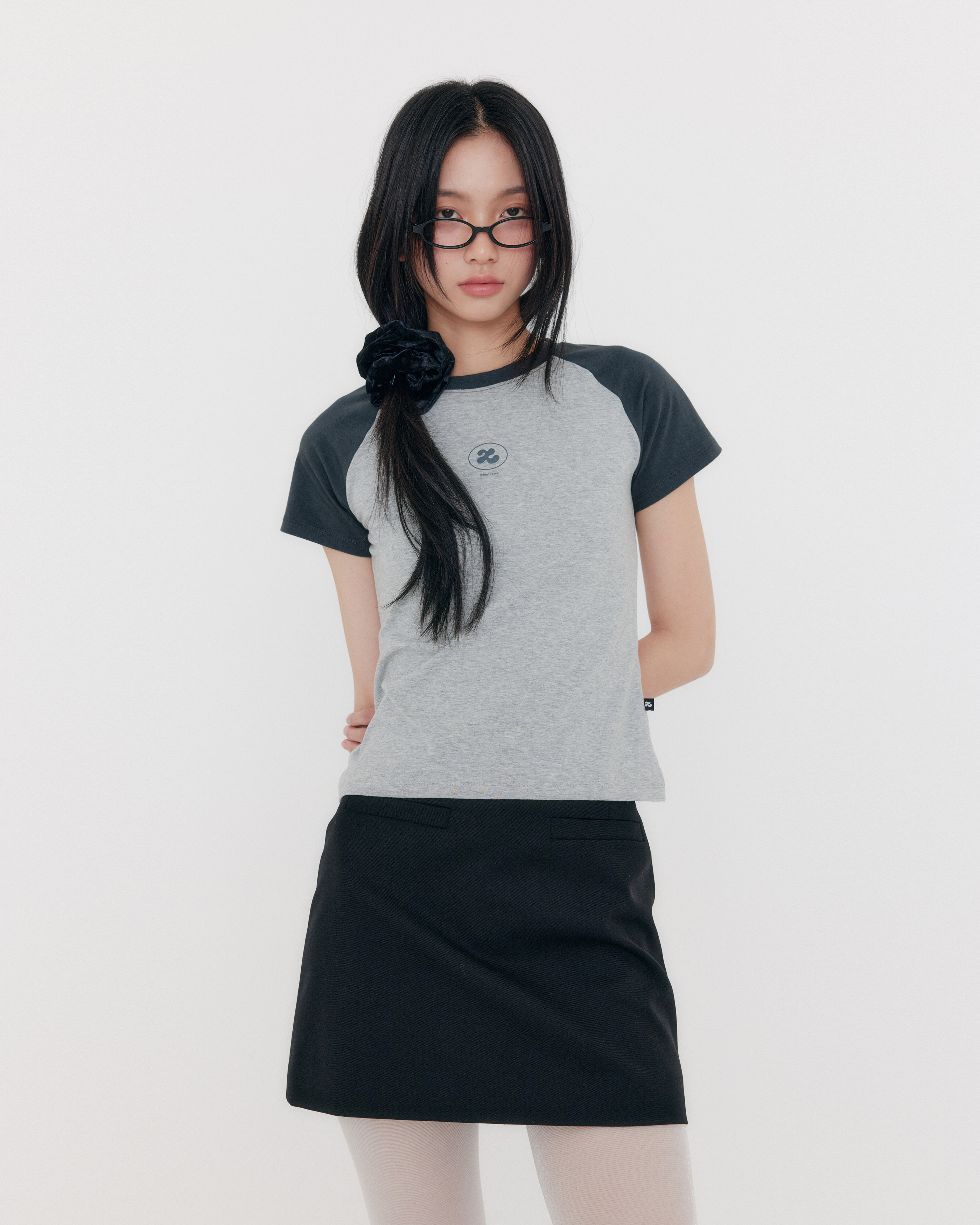 Classic Miniskirt ( Black ) - zeezeezee