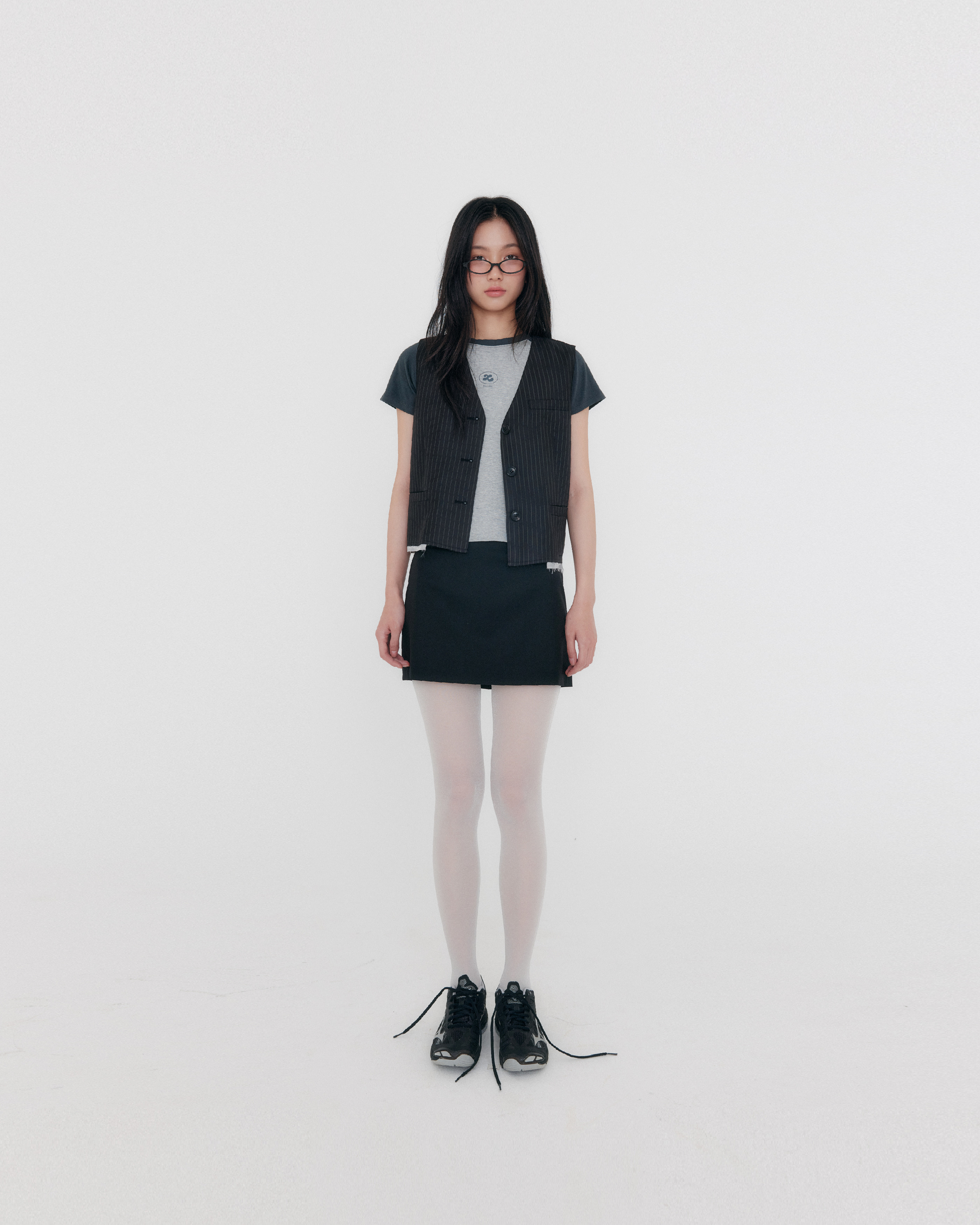 Classic Miniskirt ( Black ) - zeezeezee