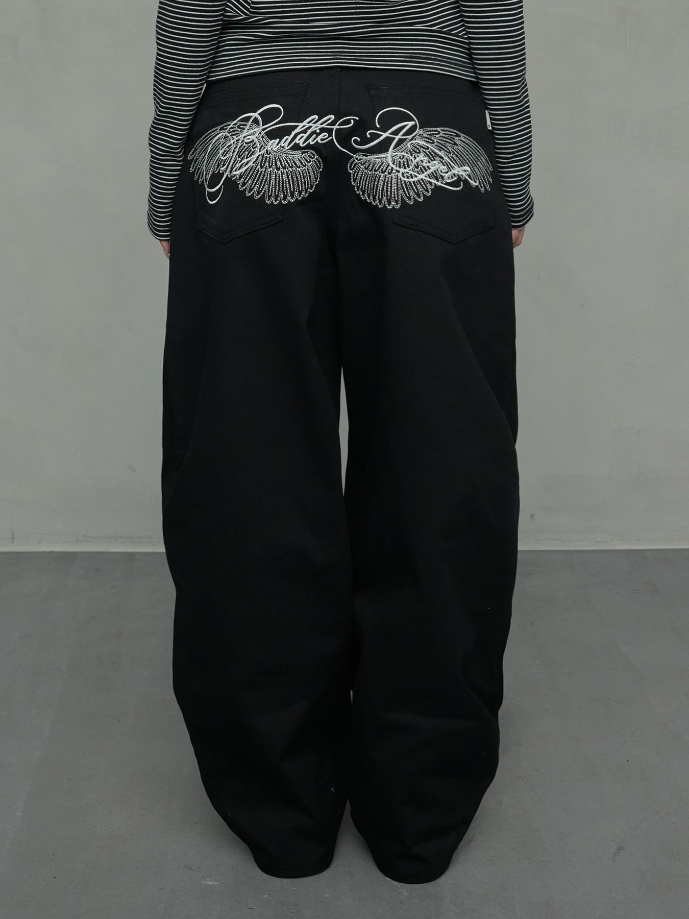パンツ NIIER NOR DENIM PANTS BLACK SHOP - Bottom - NIIER NOR
