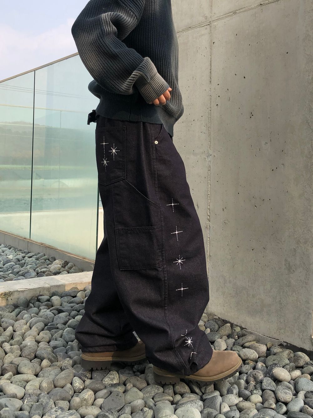 unisex]スターロードクロスカーペンターパンツ（2C） - SEAZ